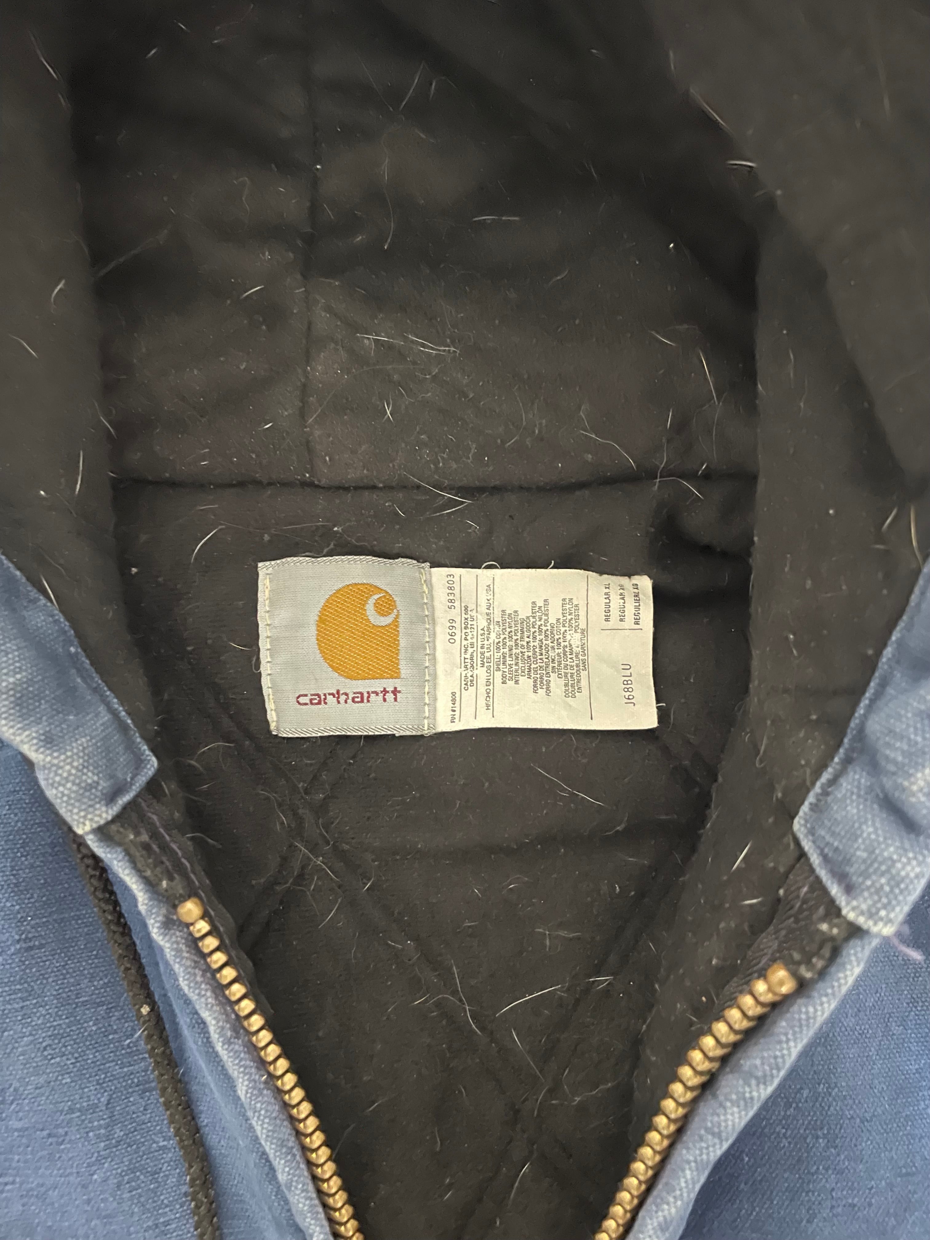 VINTAGE BLUE CARHARTT JACKET-XL