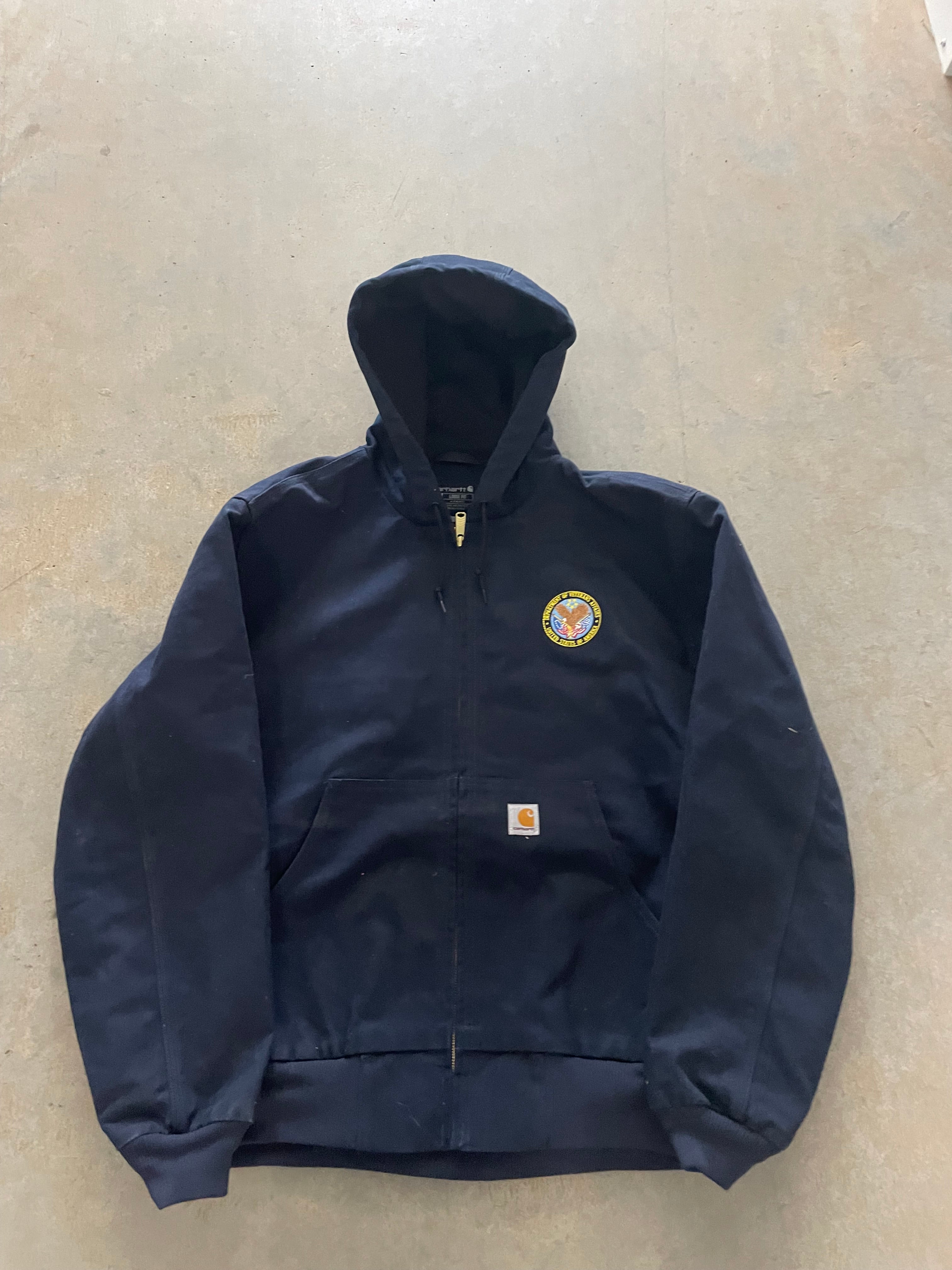 BLUE CARHARTT JACKET-XL