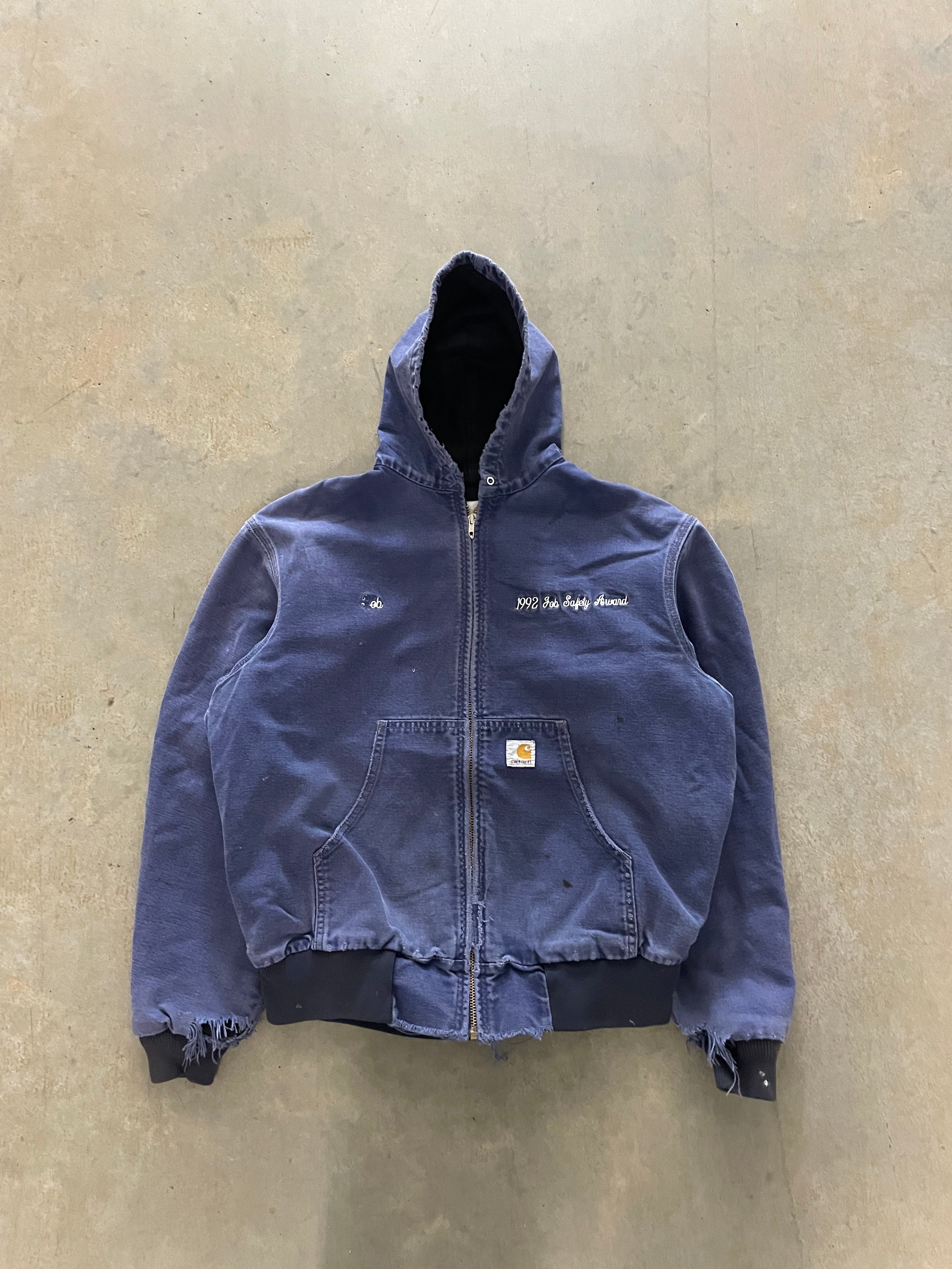 VINTAGE BLUE CARHARTT JACKET-L