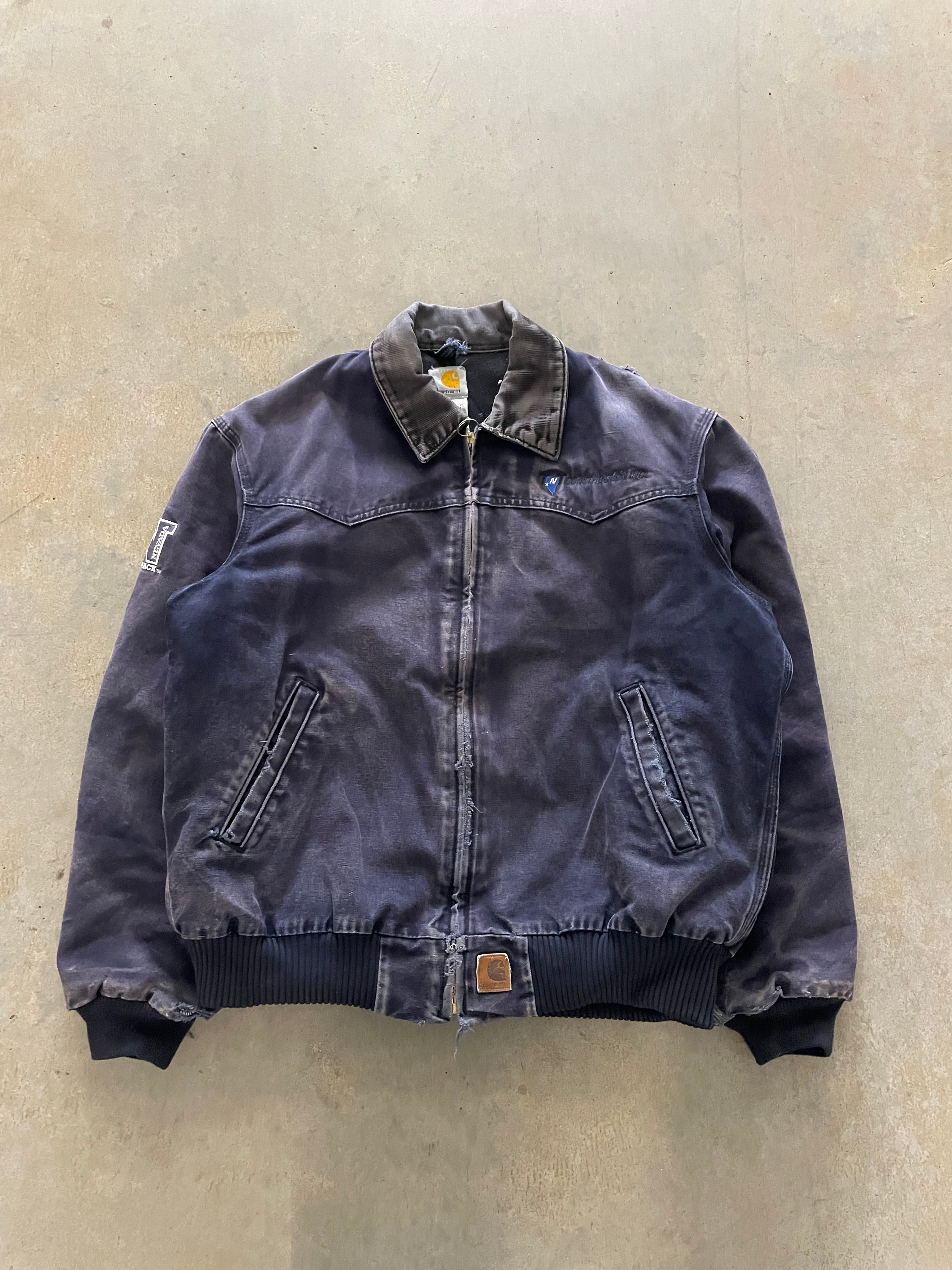 VINTAGE BLUE CARHARTT SANTA FE JACKET-L