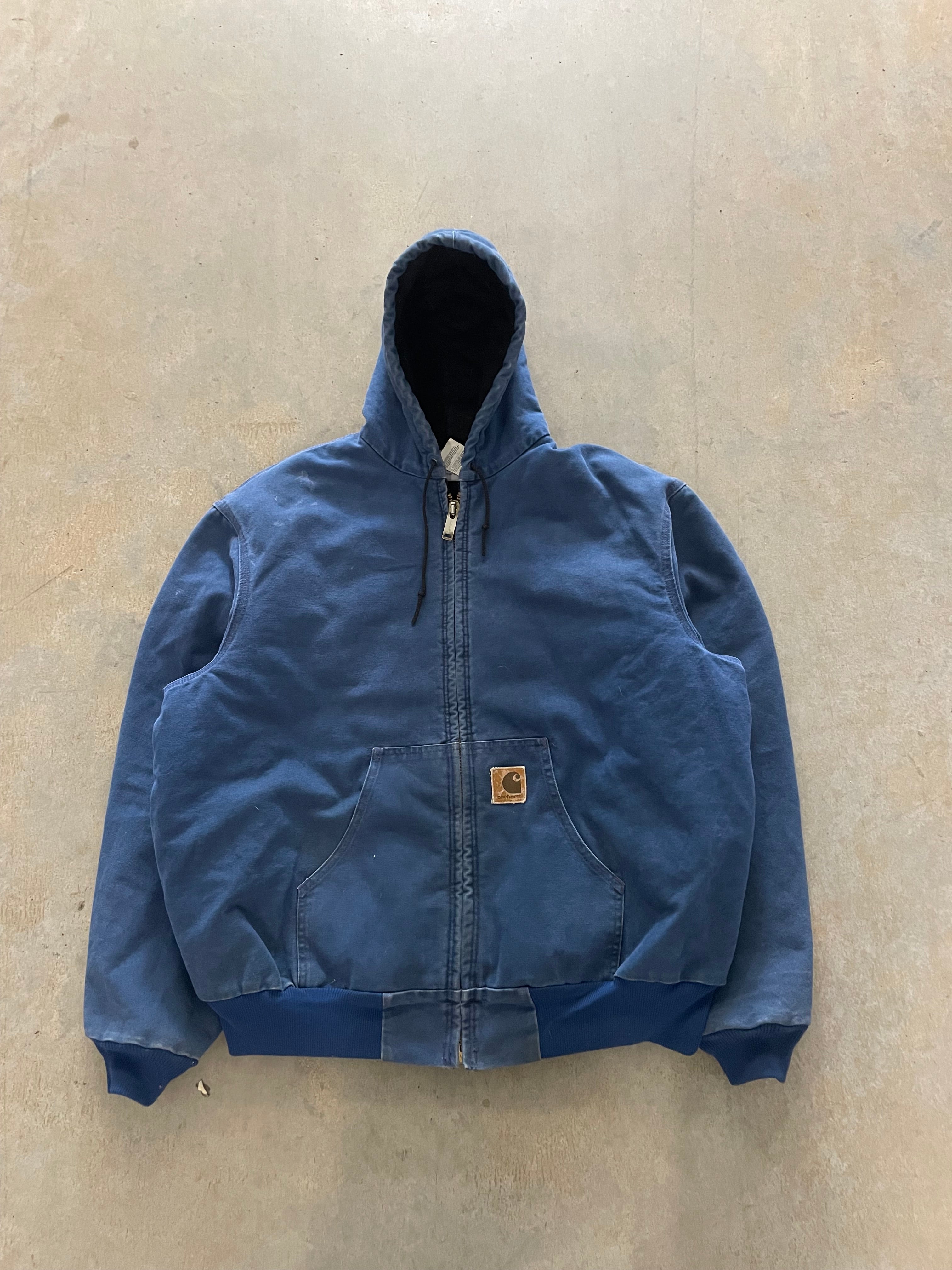 VINTAGE BLUE CARHARTT JACKET-XL