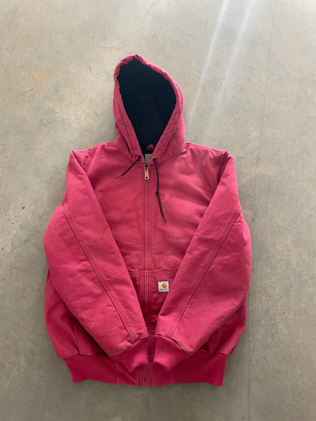 VINTAGE PINK CARHARTT JACKET-M