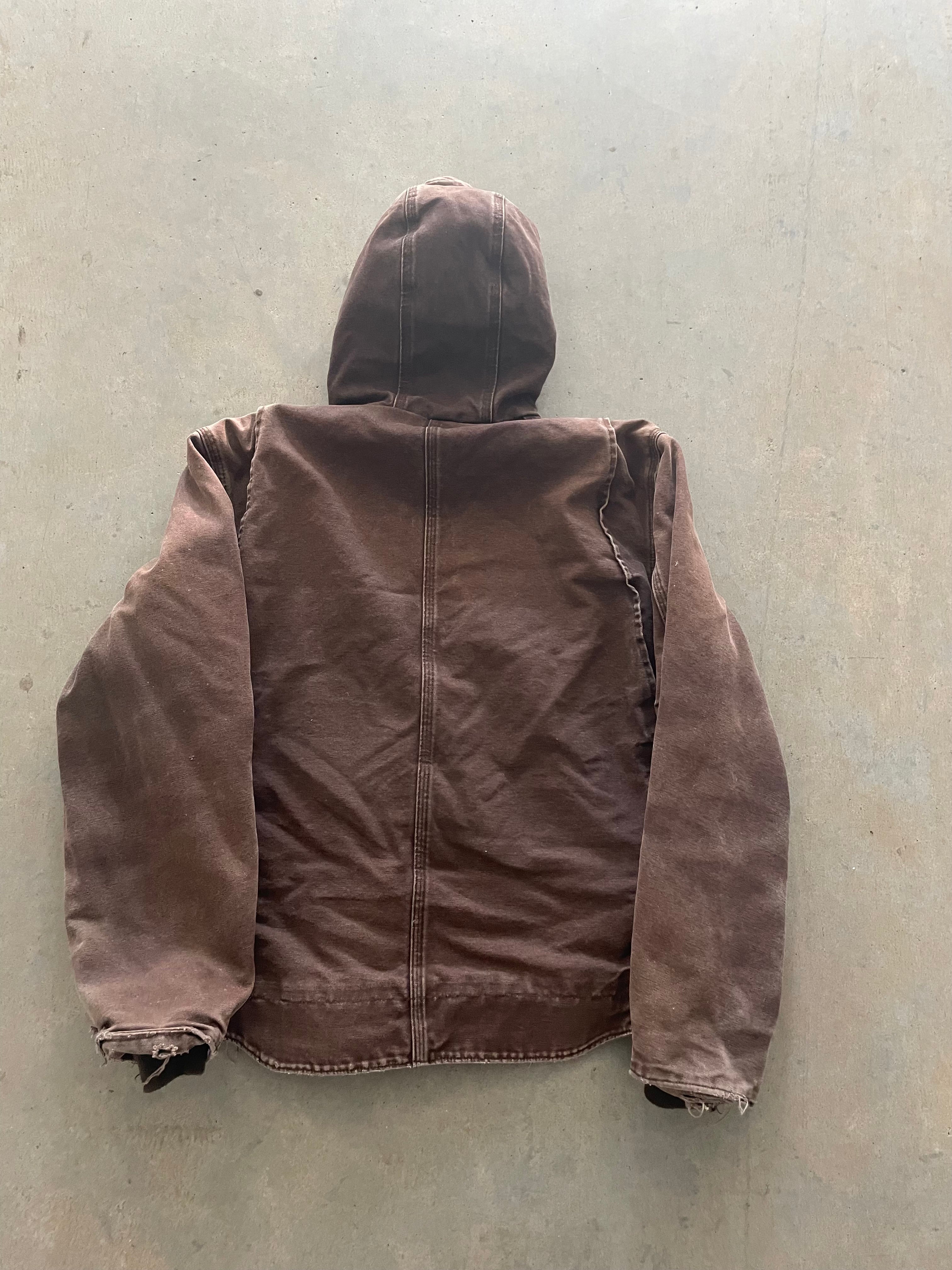 VINTAGE BROWN CARHARTT JACKET-M