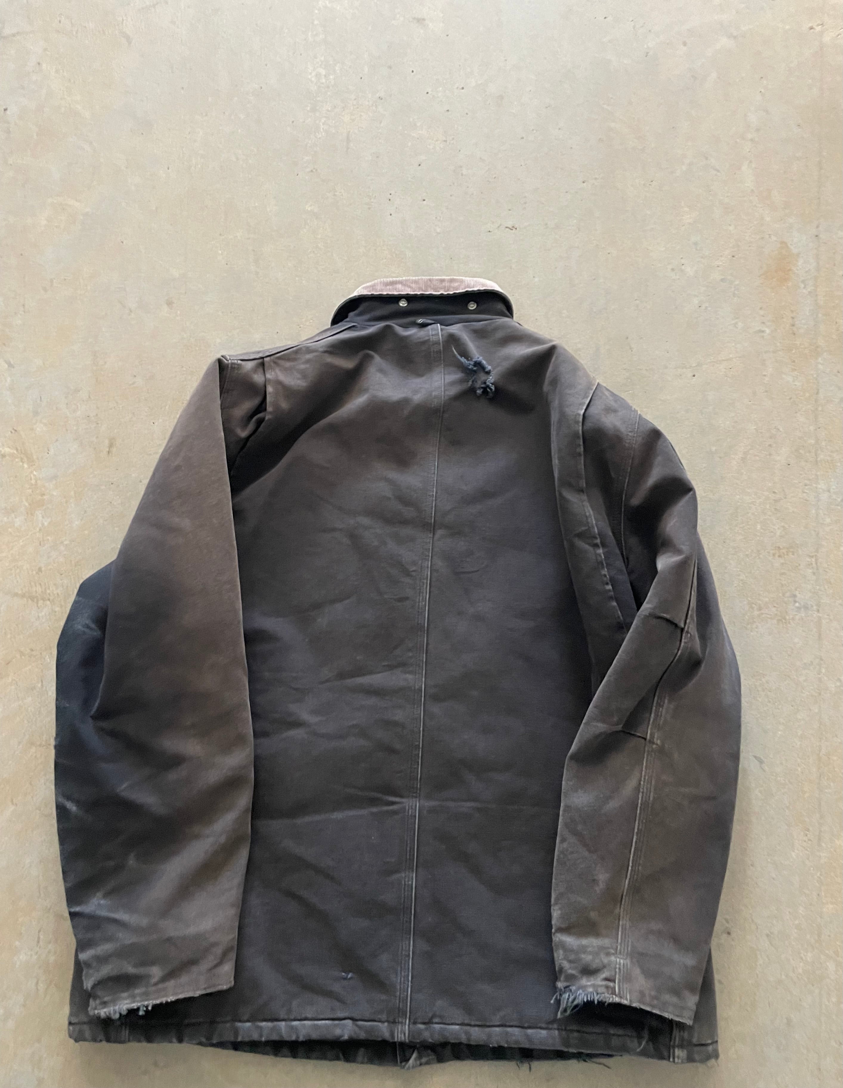 VINTAGE BLACK CARHARTT JACKET-XLT