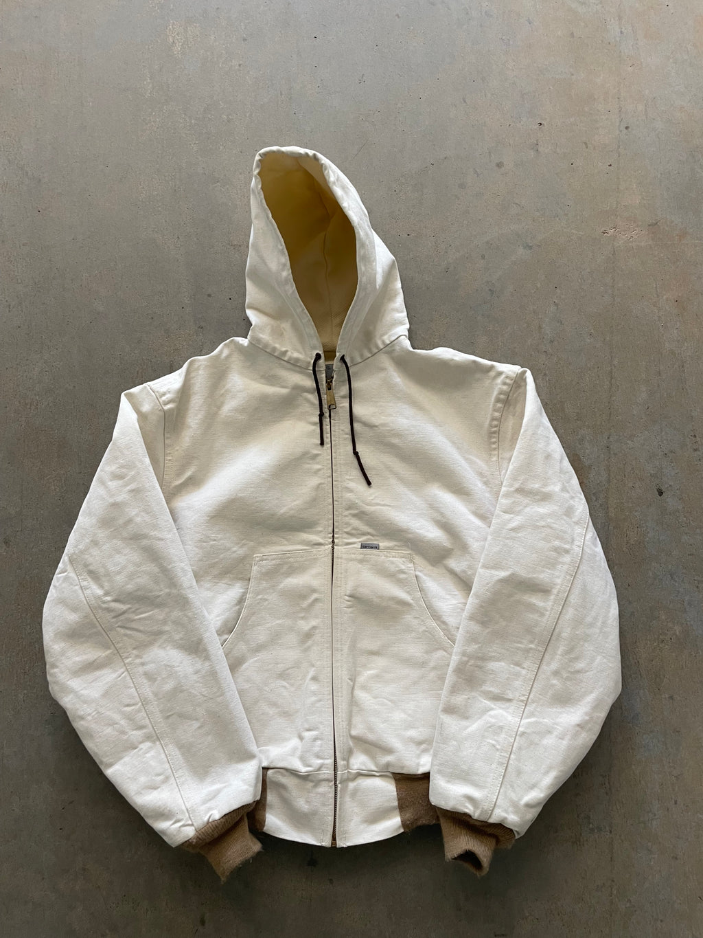 VINTAGE BEIGE CARHARTT JACKET-XL