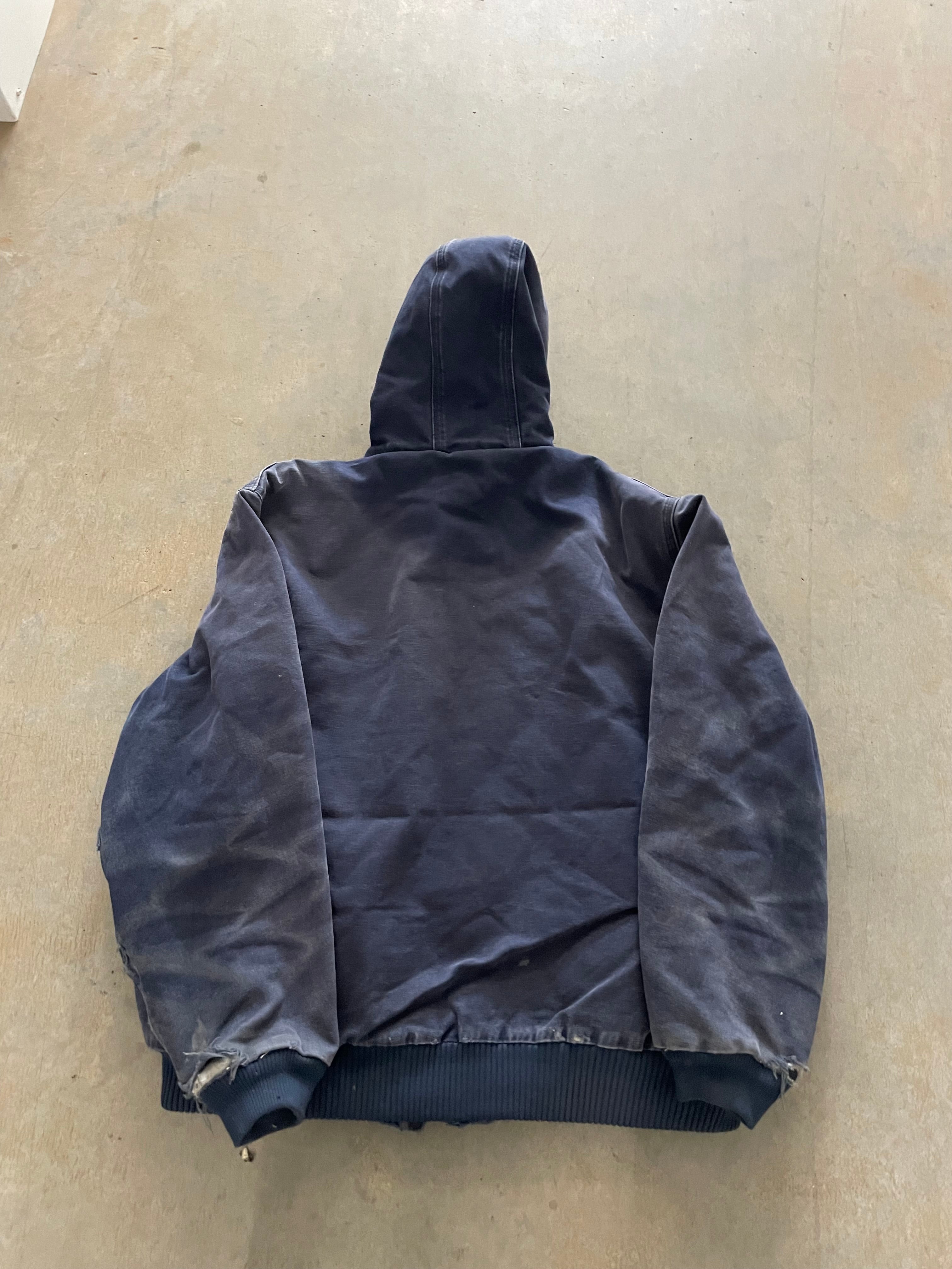 VINTAGE BLUE CARHARTT JACKET-XL
