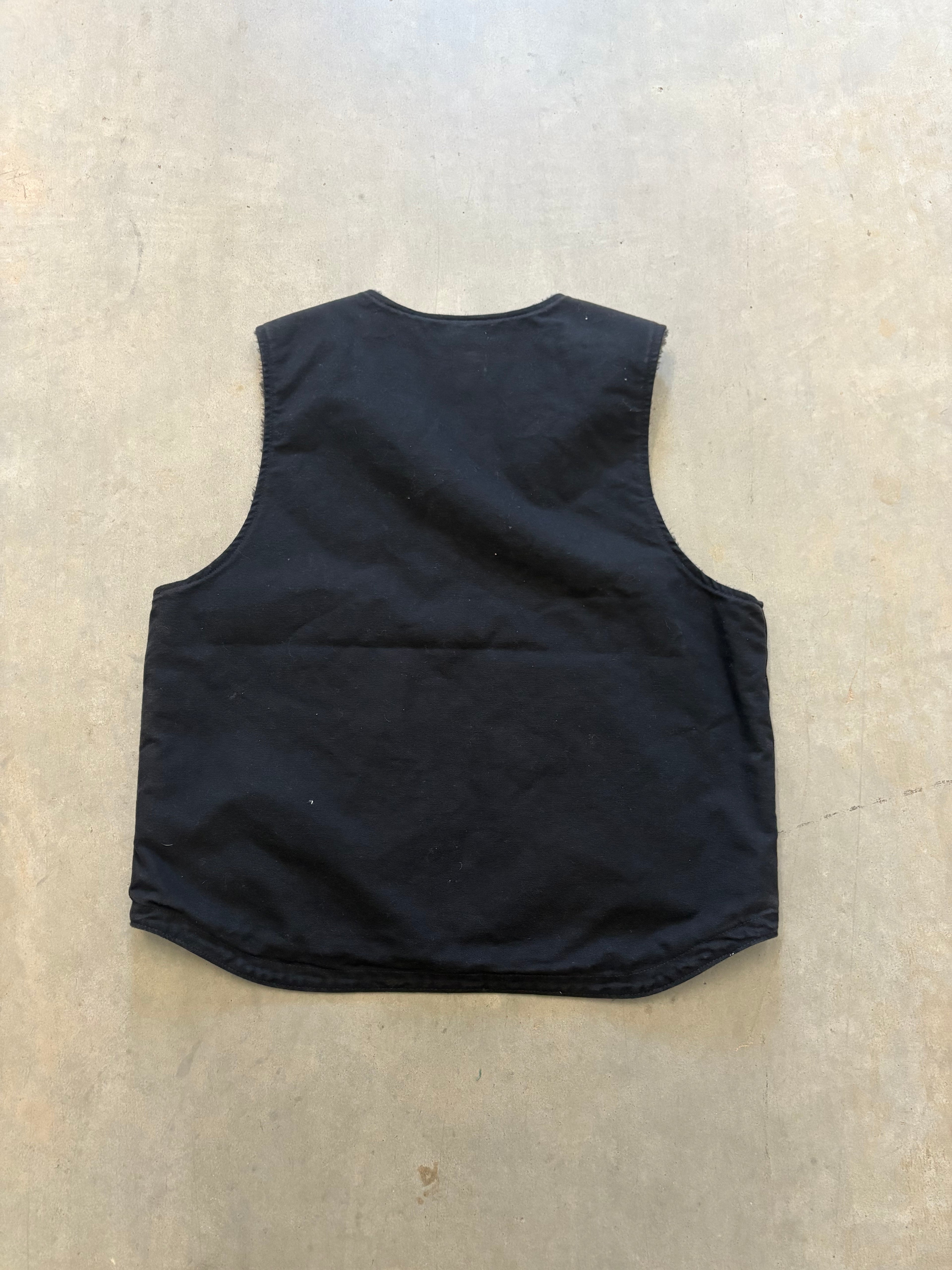 VINTAGE BLACK CARHARTT VEST-L