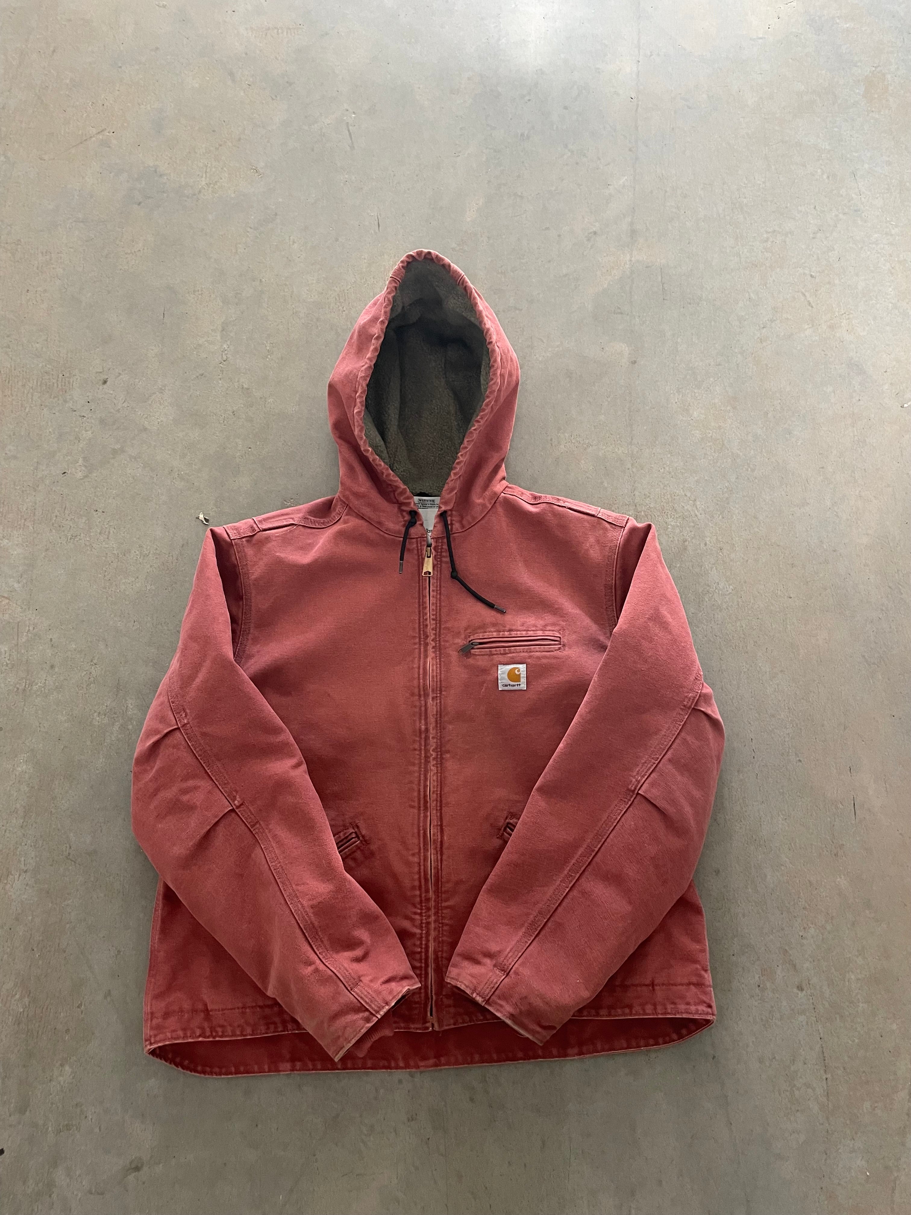 VINTAGE SALMON CARHARTT JACKET-WMNS XL