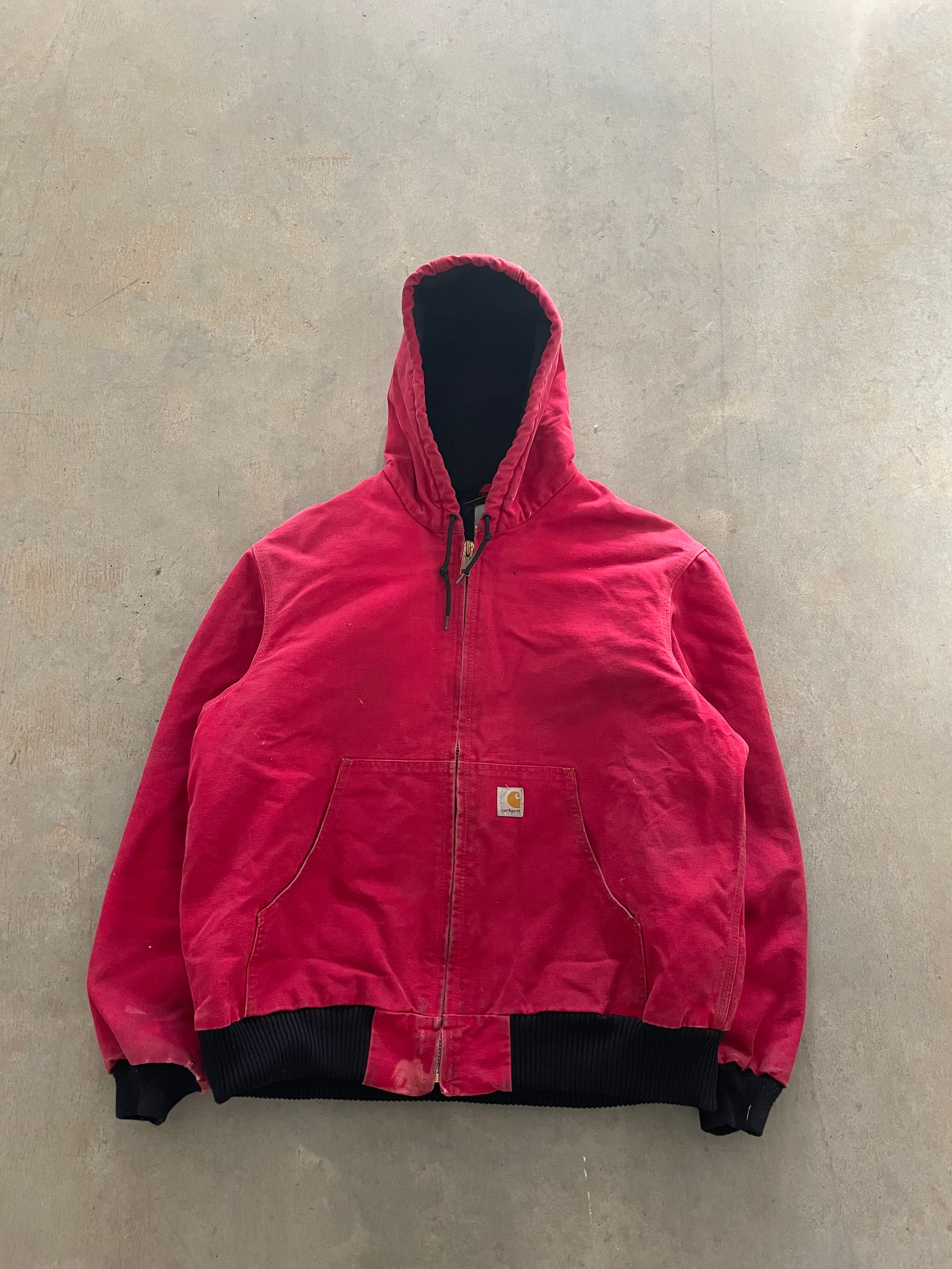 VINTAGE RED CARHARTT JACKET-L