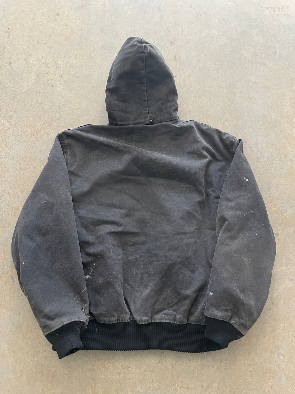 VINTAGE BLACK CARHARTT JACKET-XL