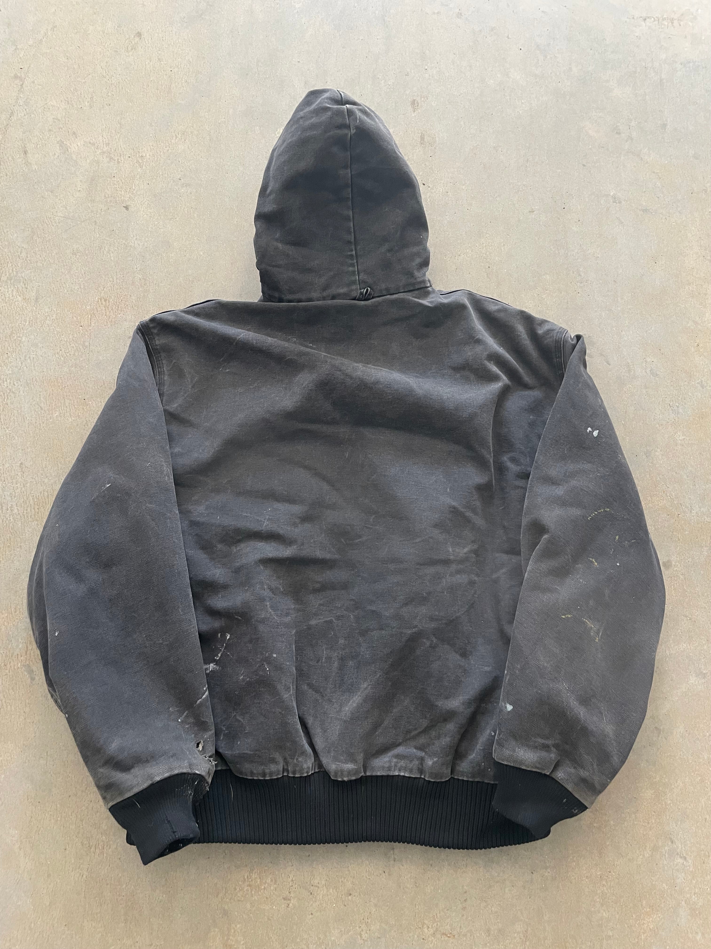 VINTAGE BLACK CARHARTT JACKET-XL