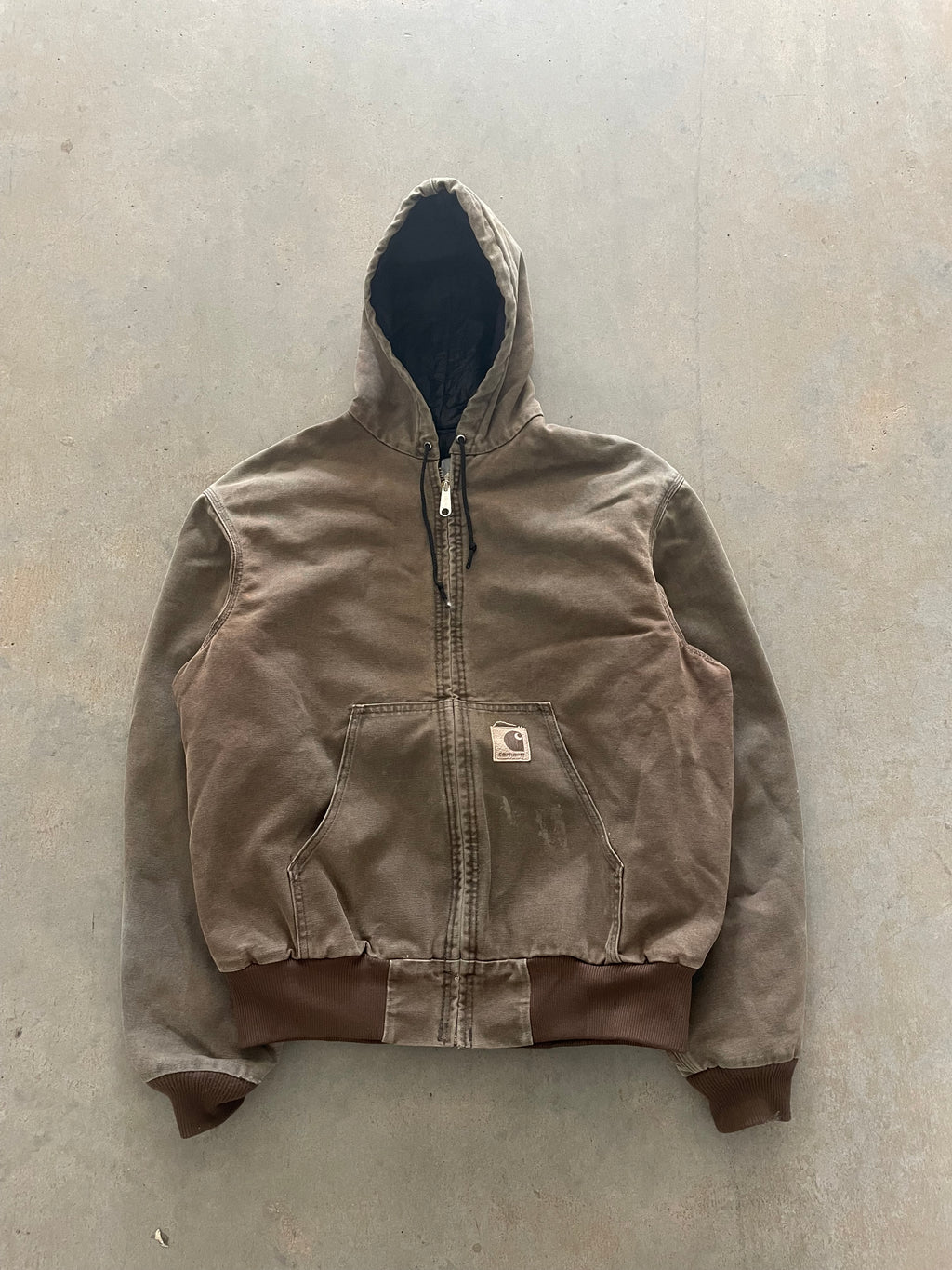 VINTAGE BROWN CARHARTT JACKET-L