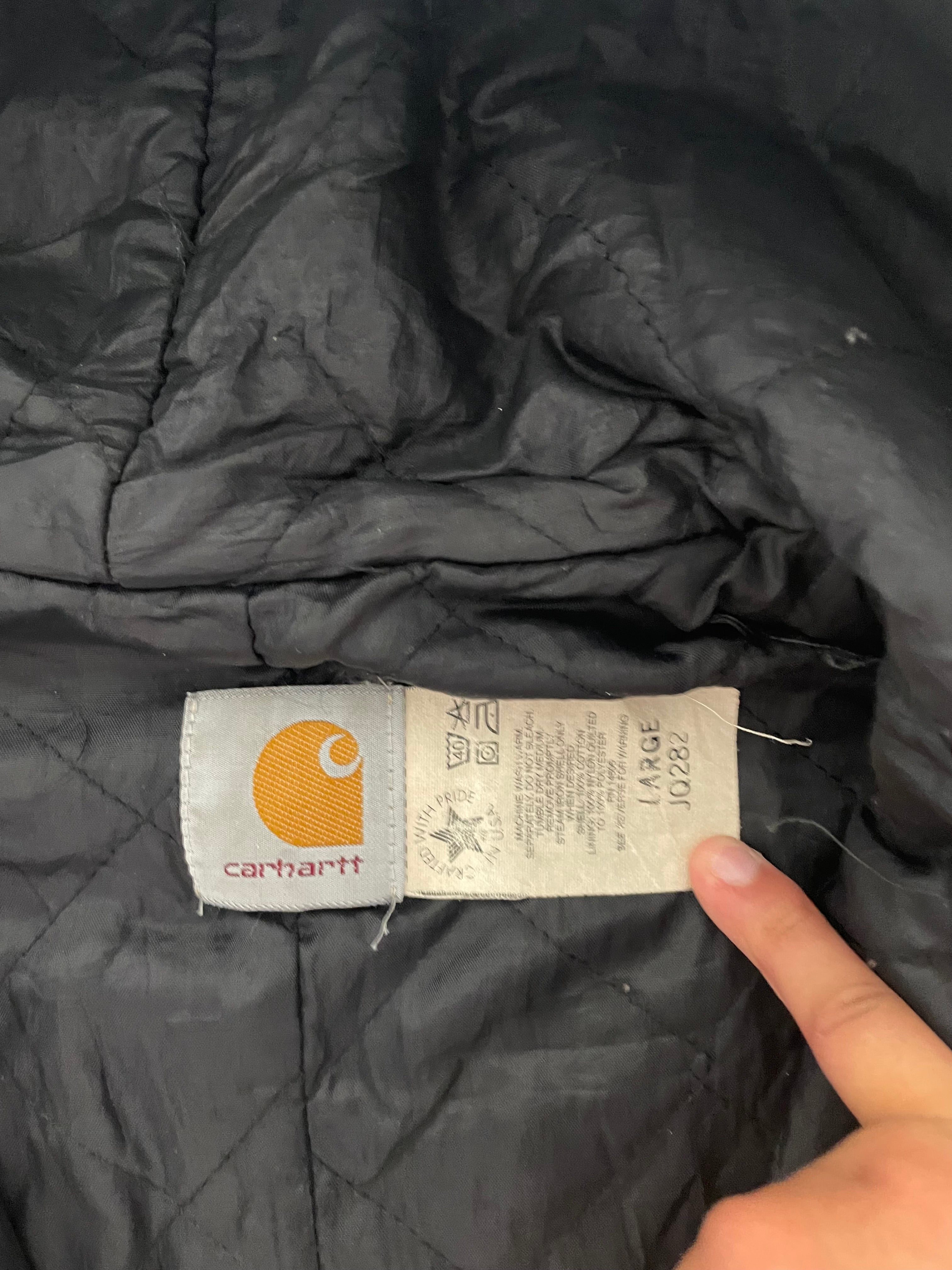 VINTAGE BROWN CARHARTT JACKET-L