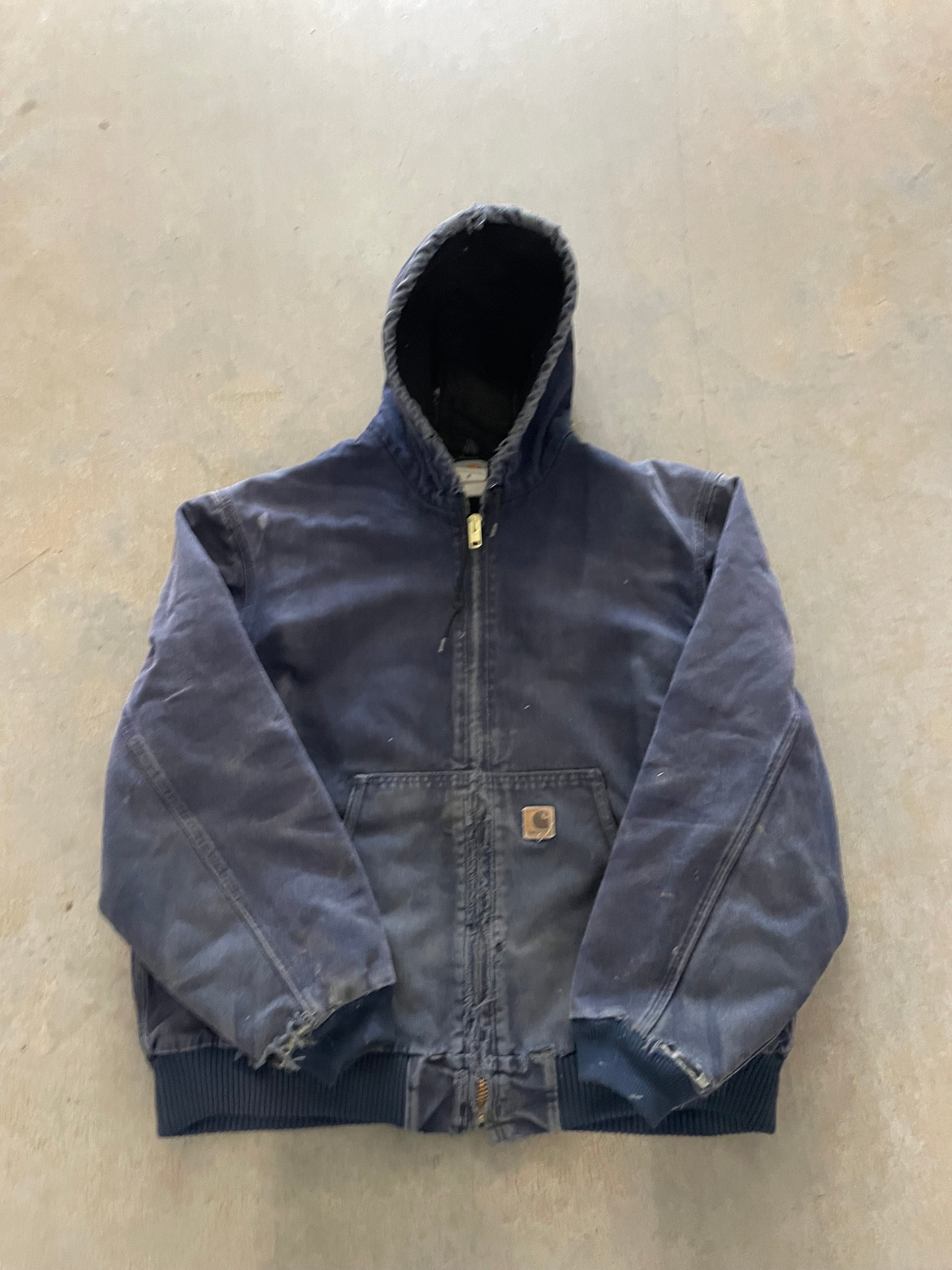 VINTAGE BLUE CARHARTT JACKET-XL