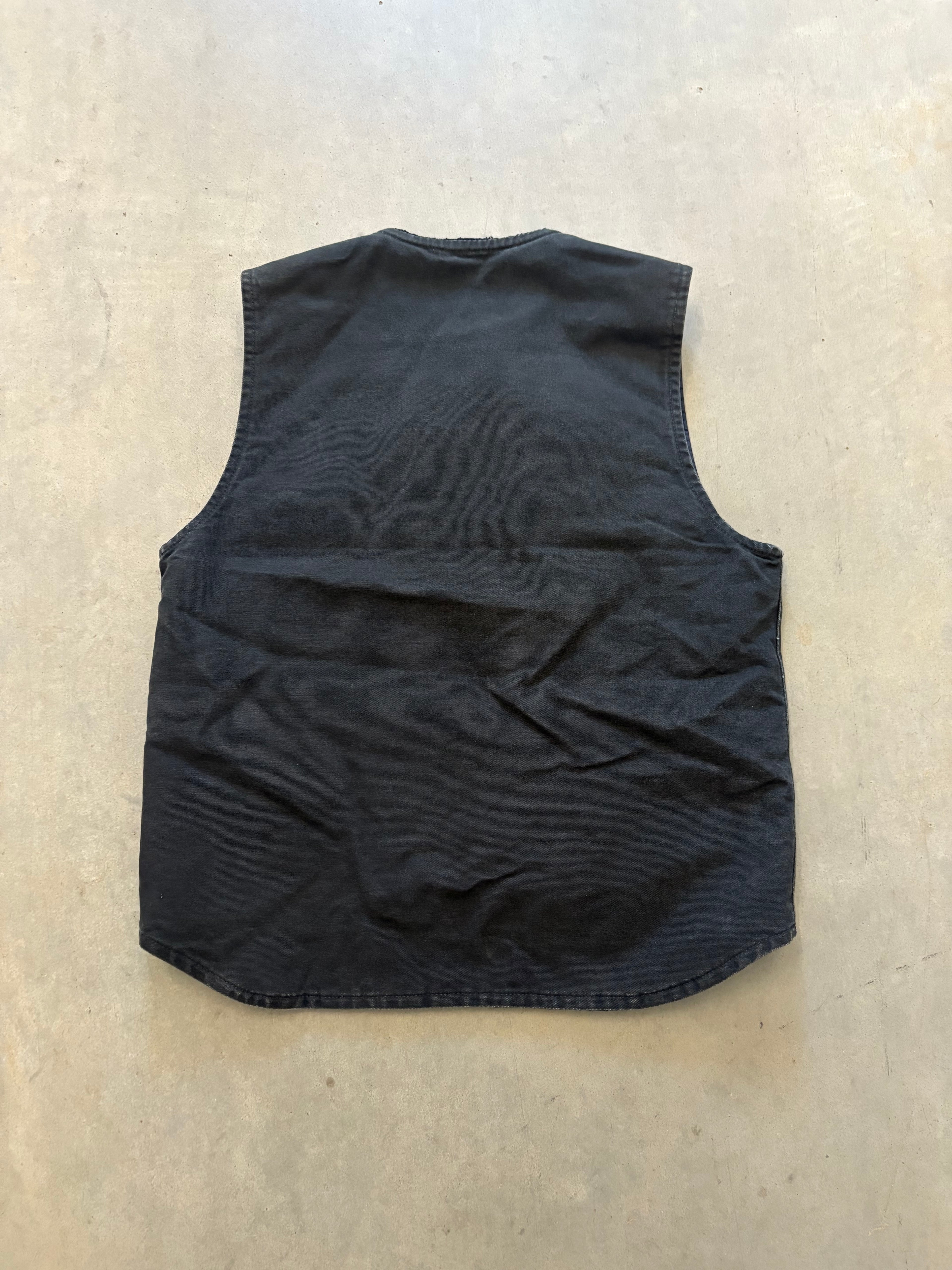 VINTAGE BLACK CARHARTT VEST-L