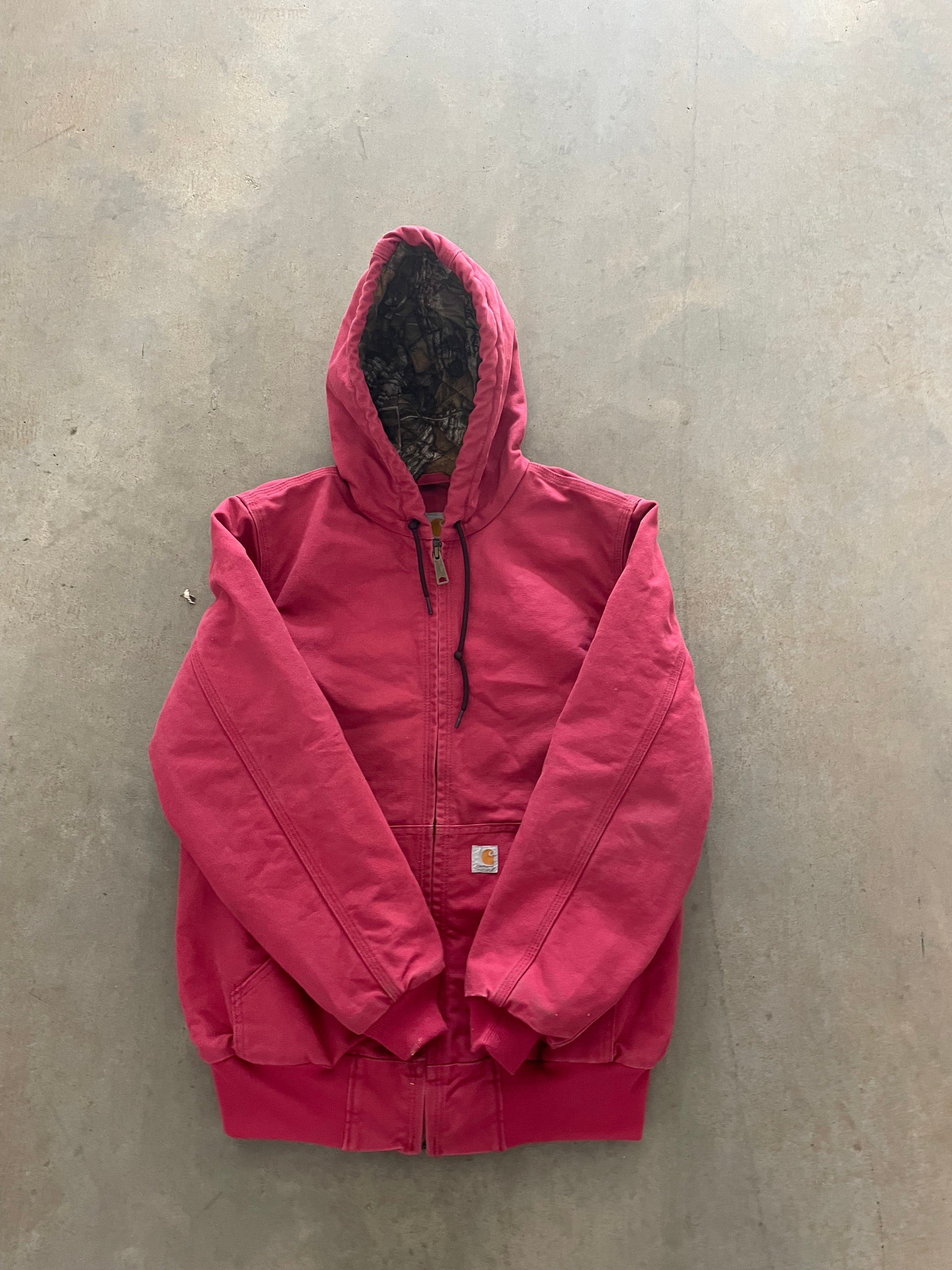 VINTAGE PINK CARHARTT JACKET-WMNS S
