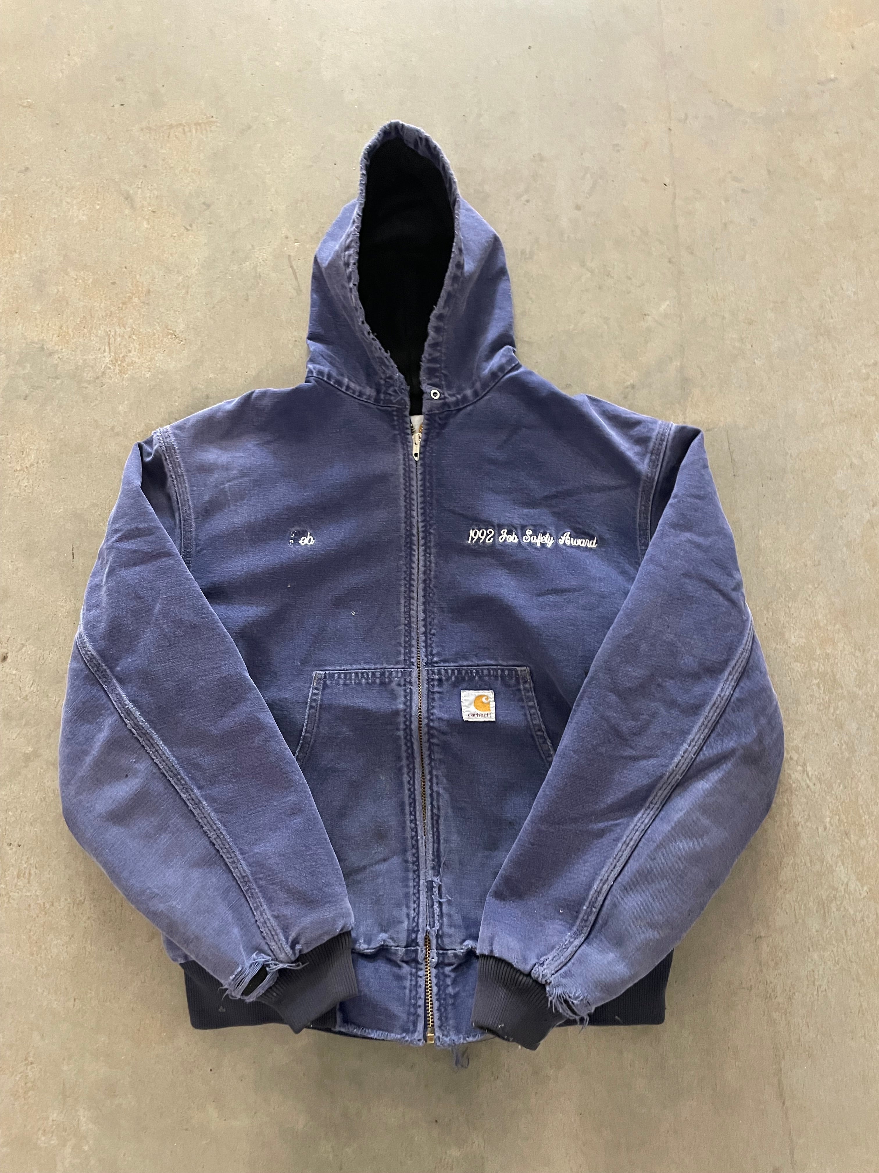VINTAGE BLUE CARHARTT JACKET-L