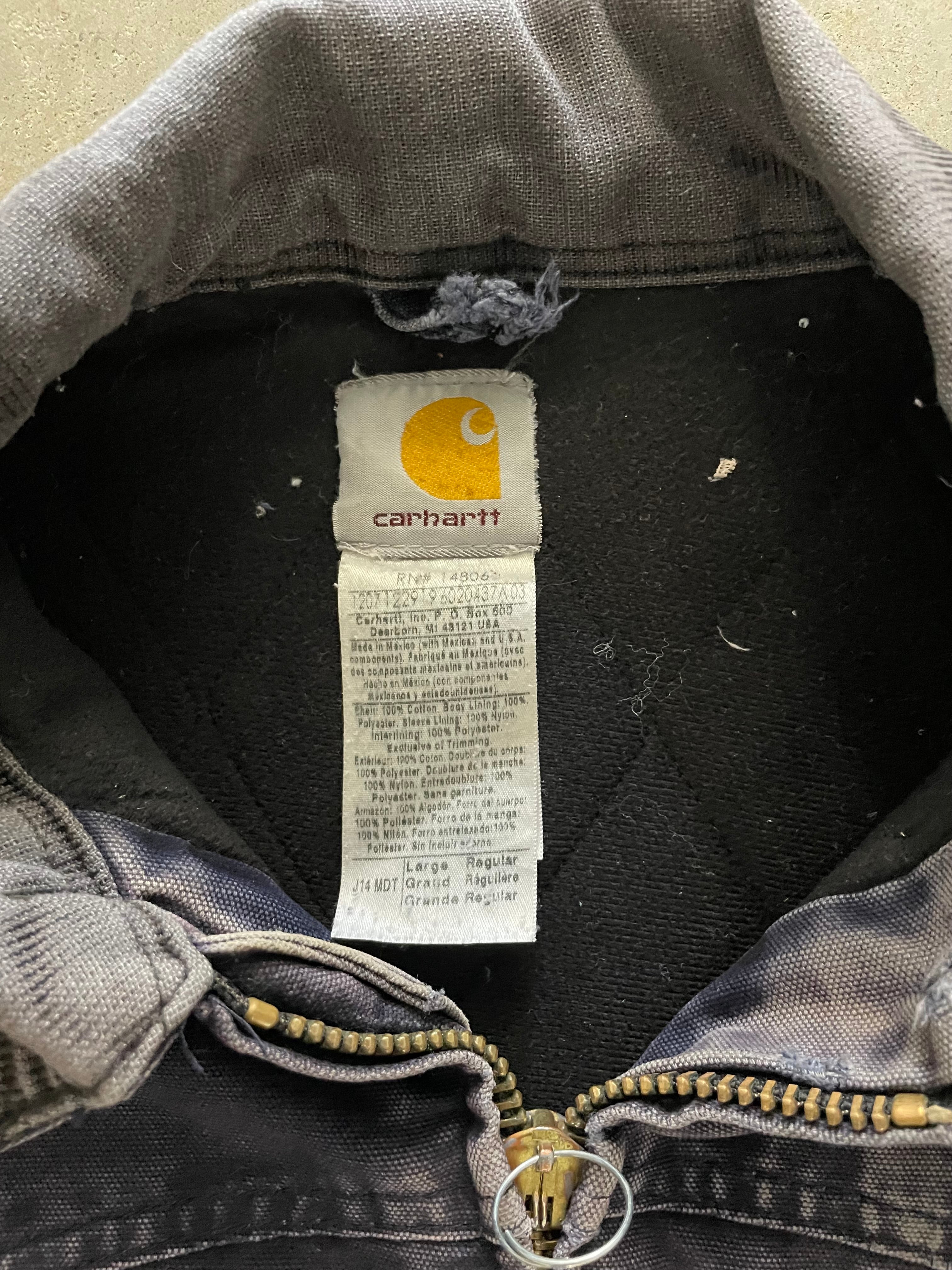 VINTAGE BLUE CARHARTT SANTA FE JACKET-L