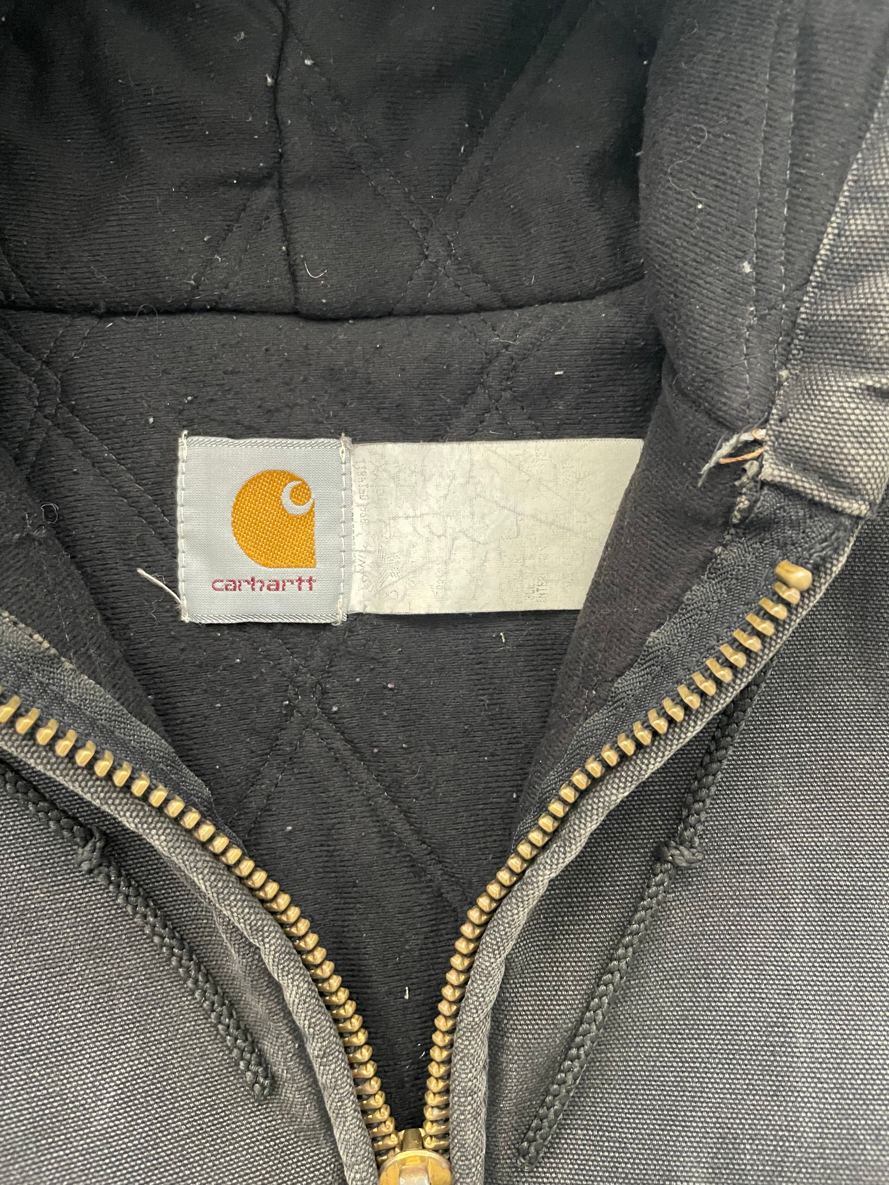 VINTAGE BLACK CARHARTT JACKET-XL
