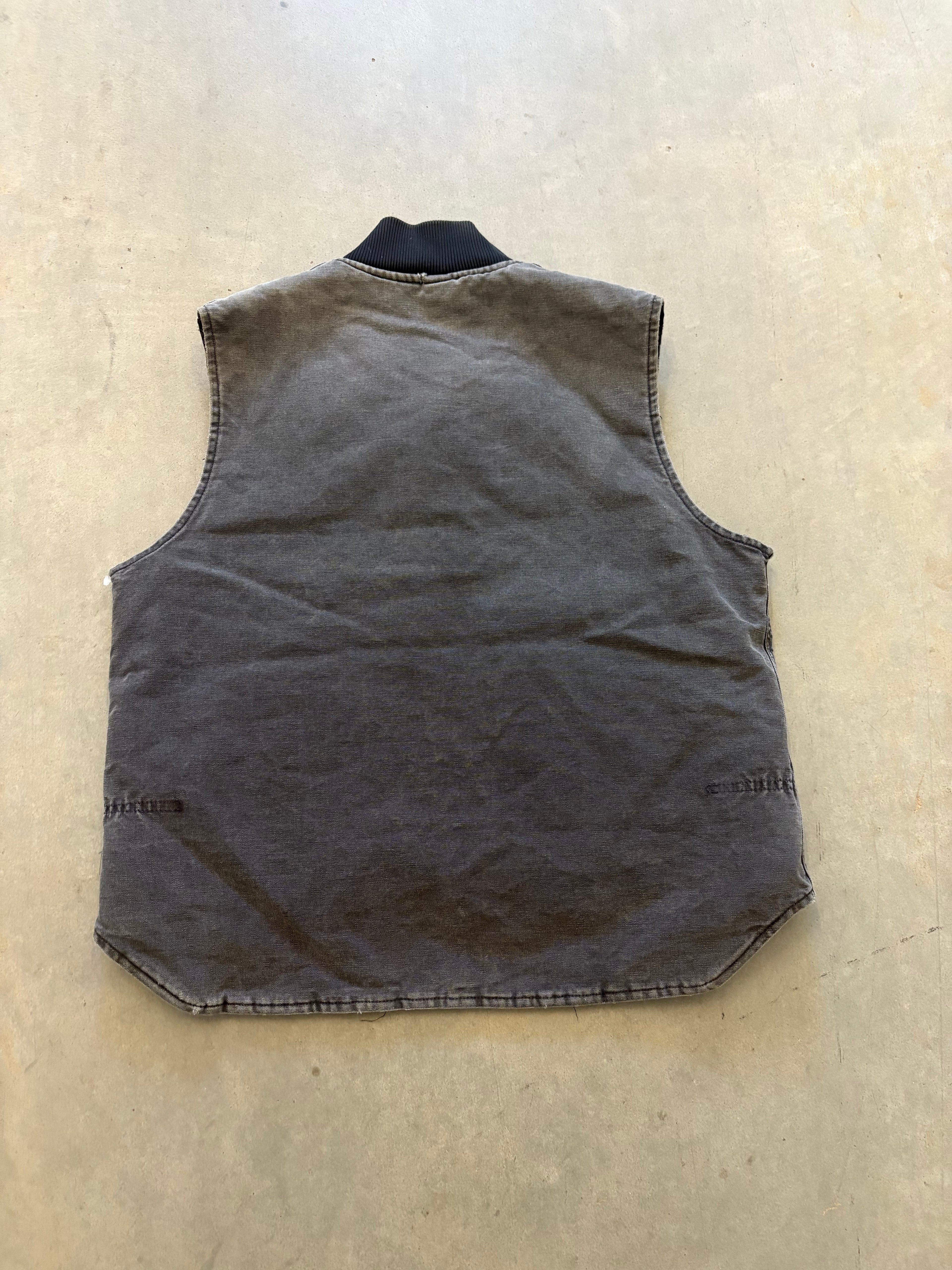 VINTAGE BLACK CARHARTT VEST-XL