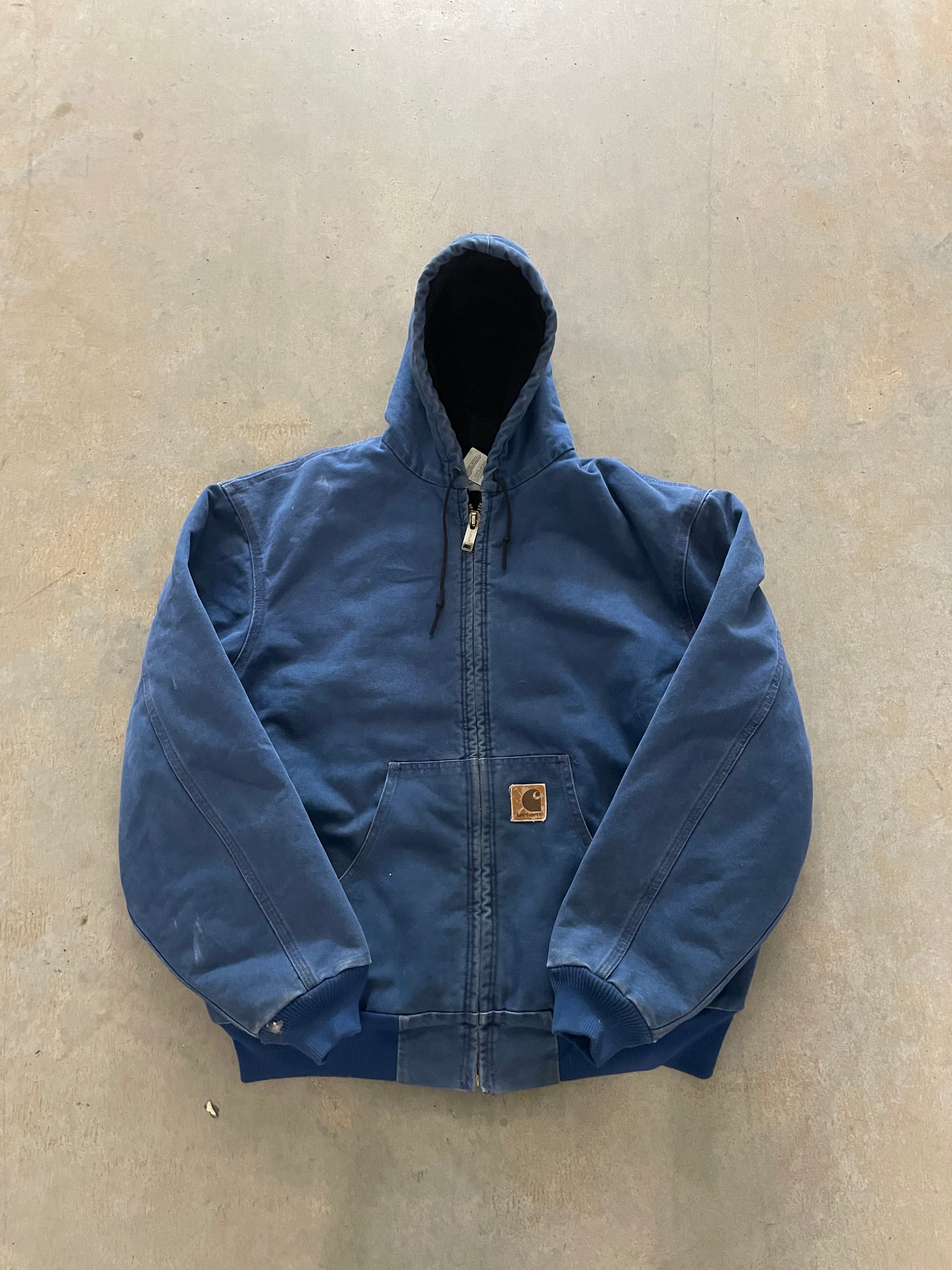 VINTAGE BLUE CARHARTT JACKET-XL