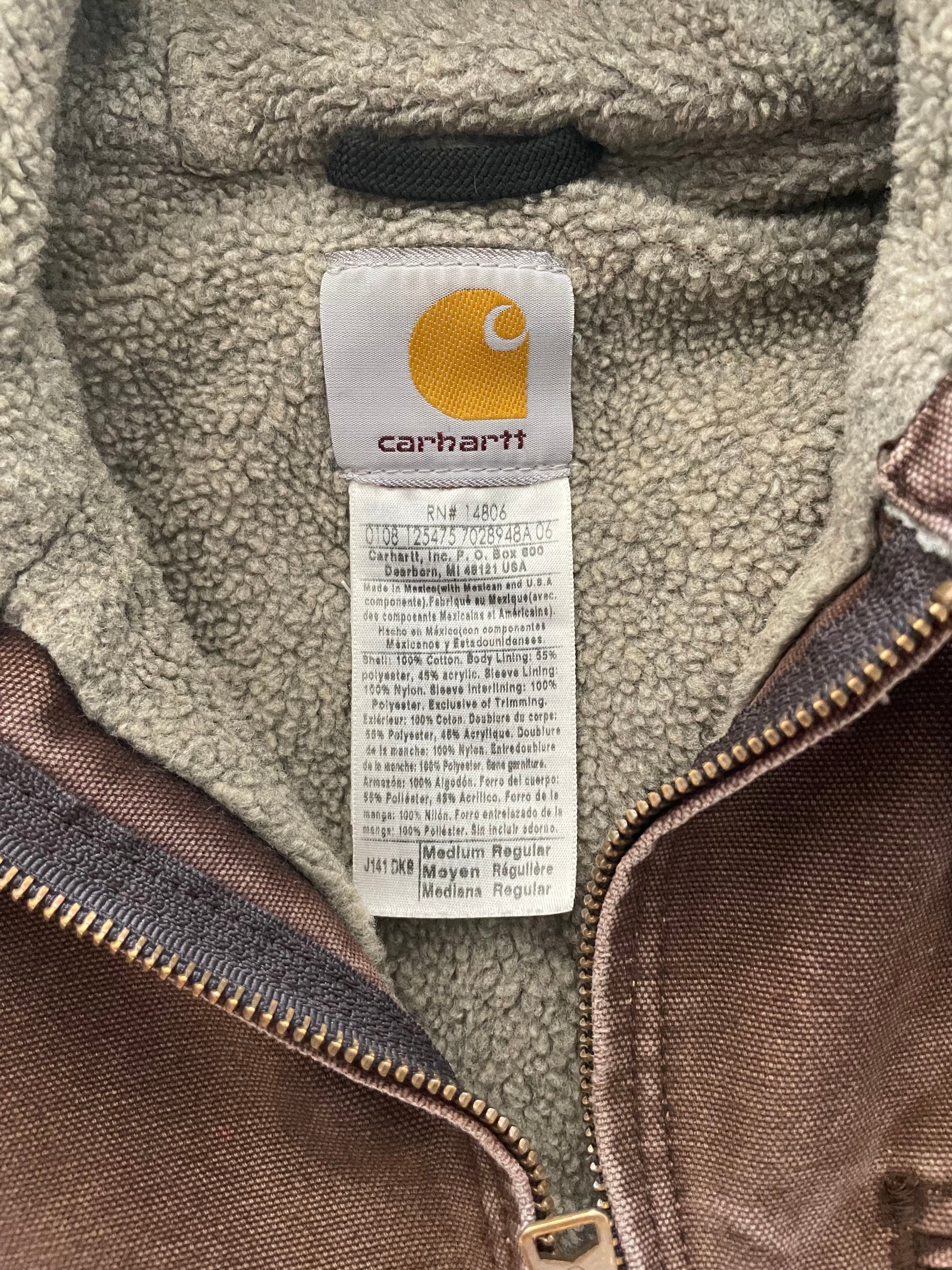 VINTAGE BROWN CARHARTT JACKET-M