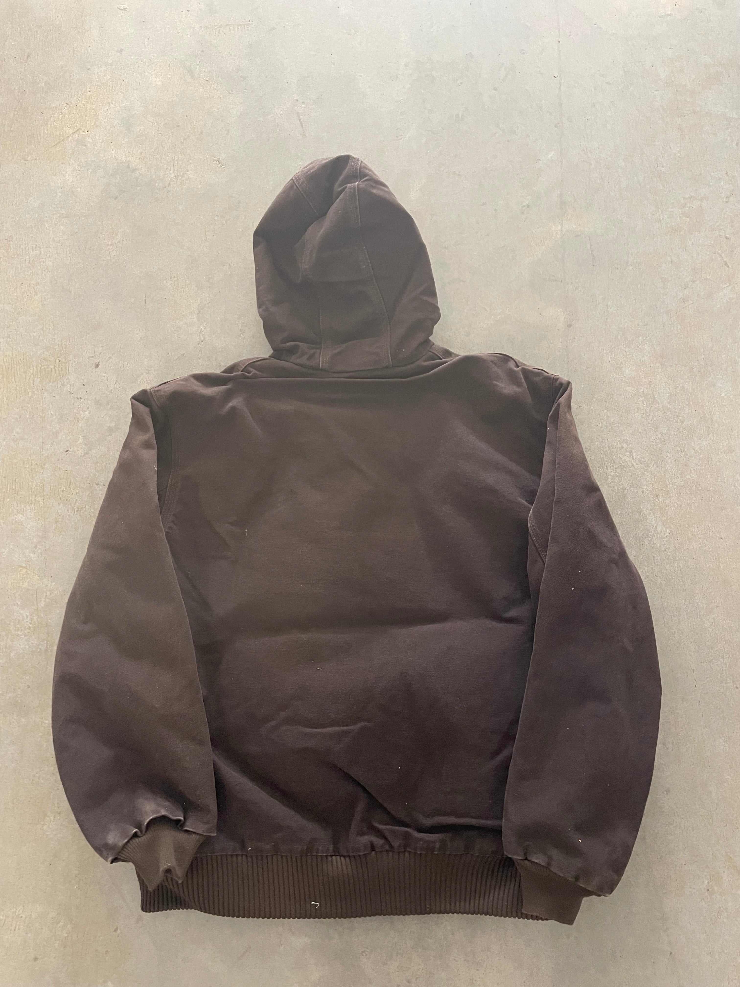 VINTAGE BROWN CARHARTT JACKET-XL