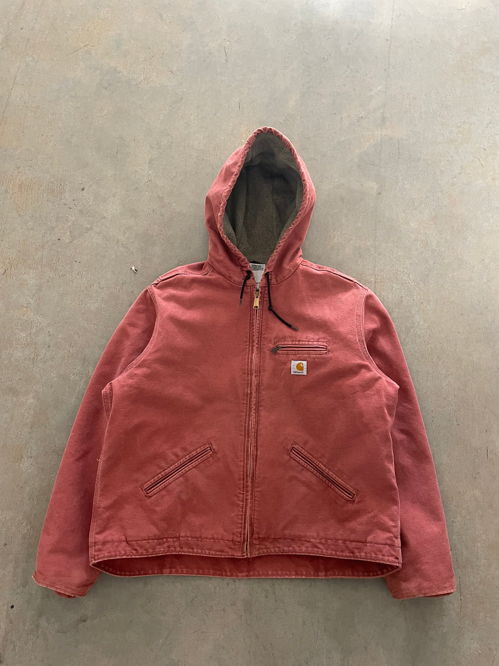 VINTAGE SALMON CARHARTT JACKET-WMNS XL
