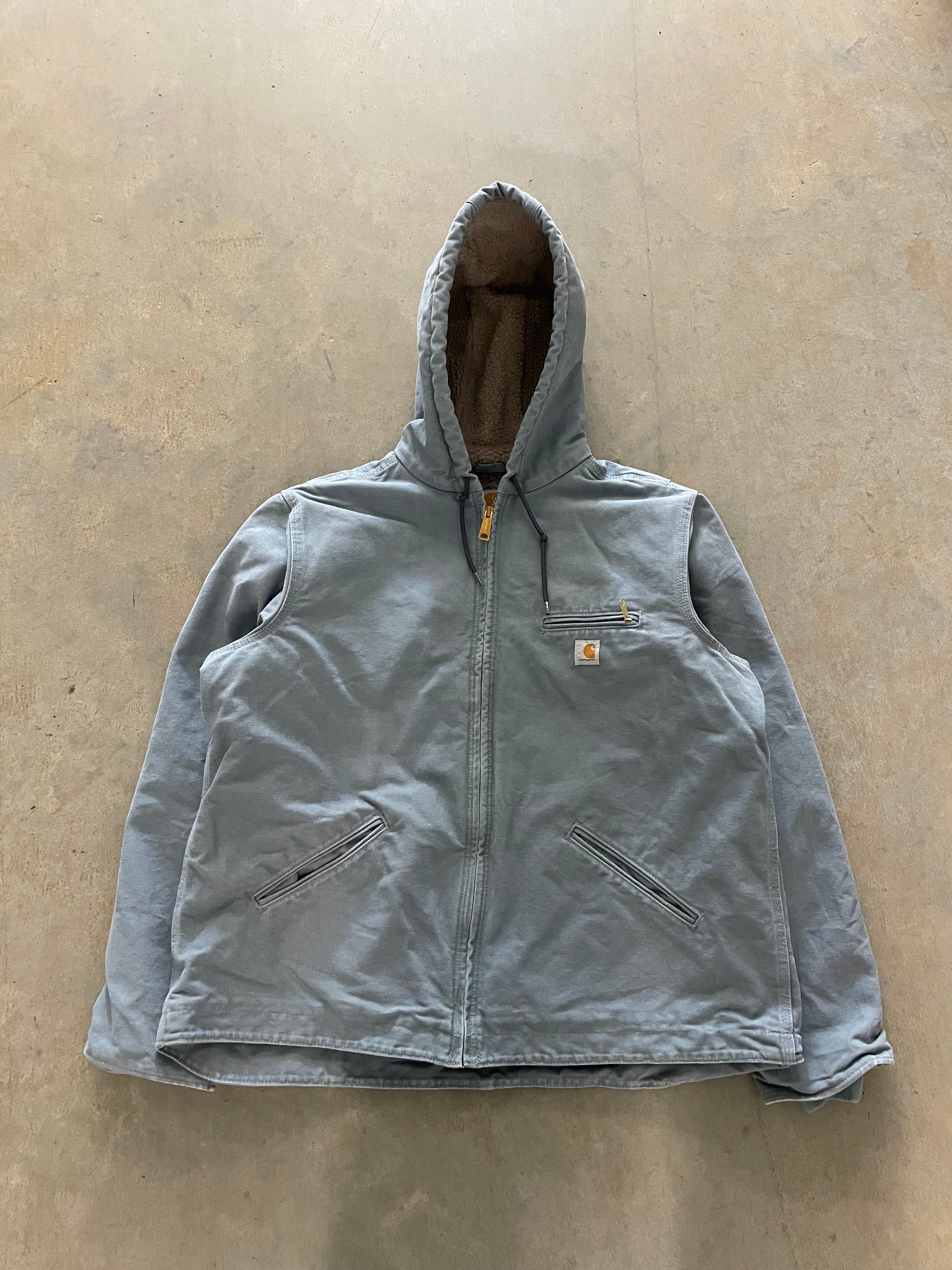 VINTAGE BABY BLUE CARHARTT JACKET-WMNS XL
