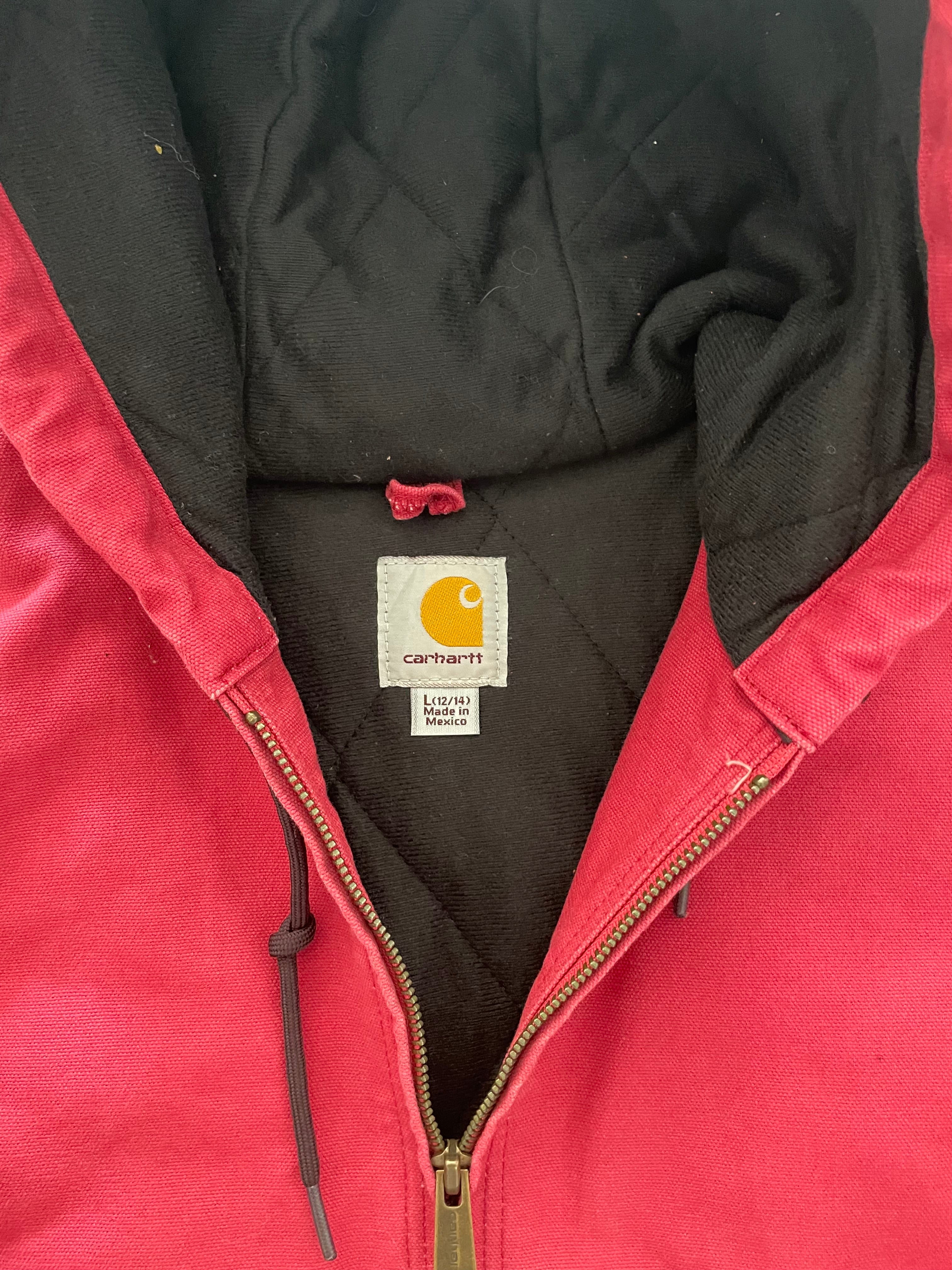 VINTAGE PINK CARHARTT JACKET-WMNS L