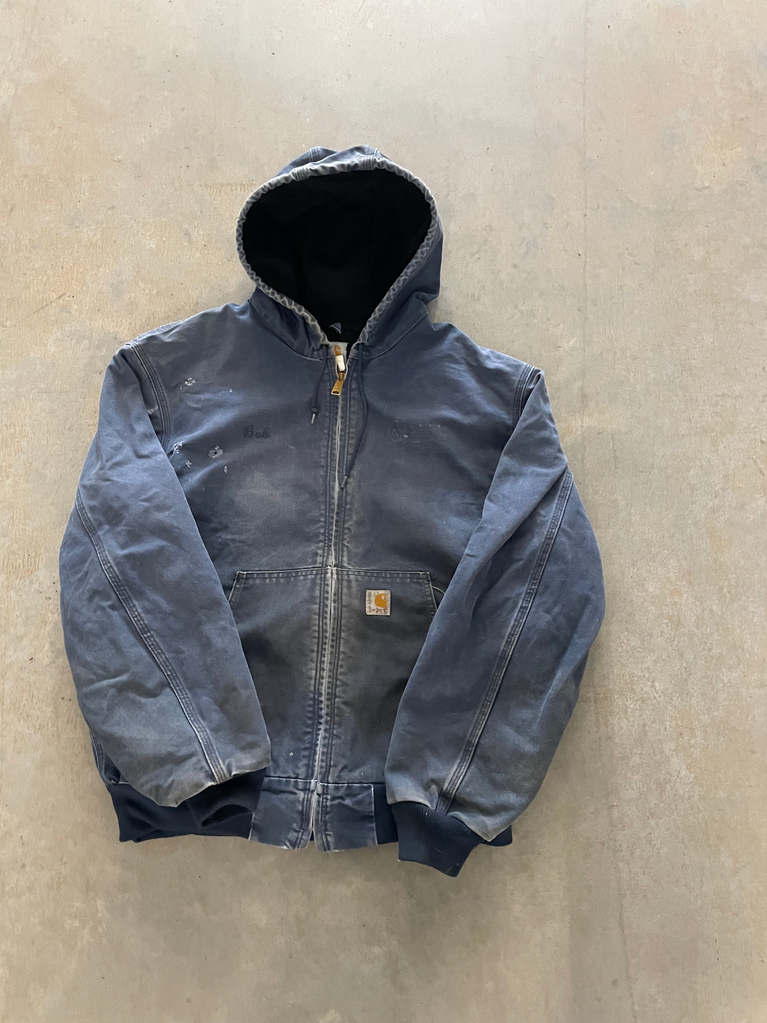 VINTAGE BLUE CARHARTT JACKET-XL