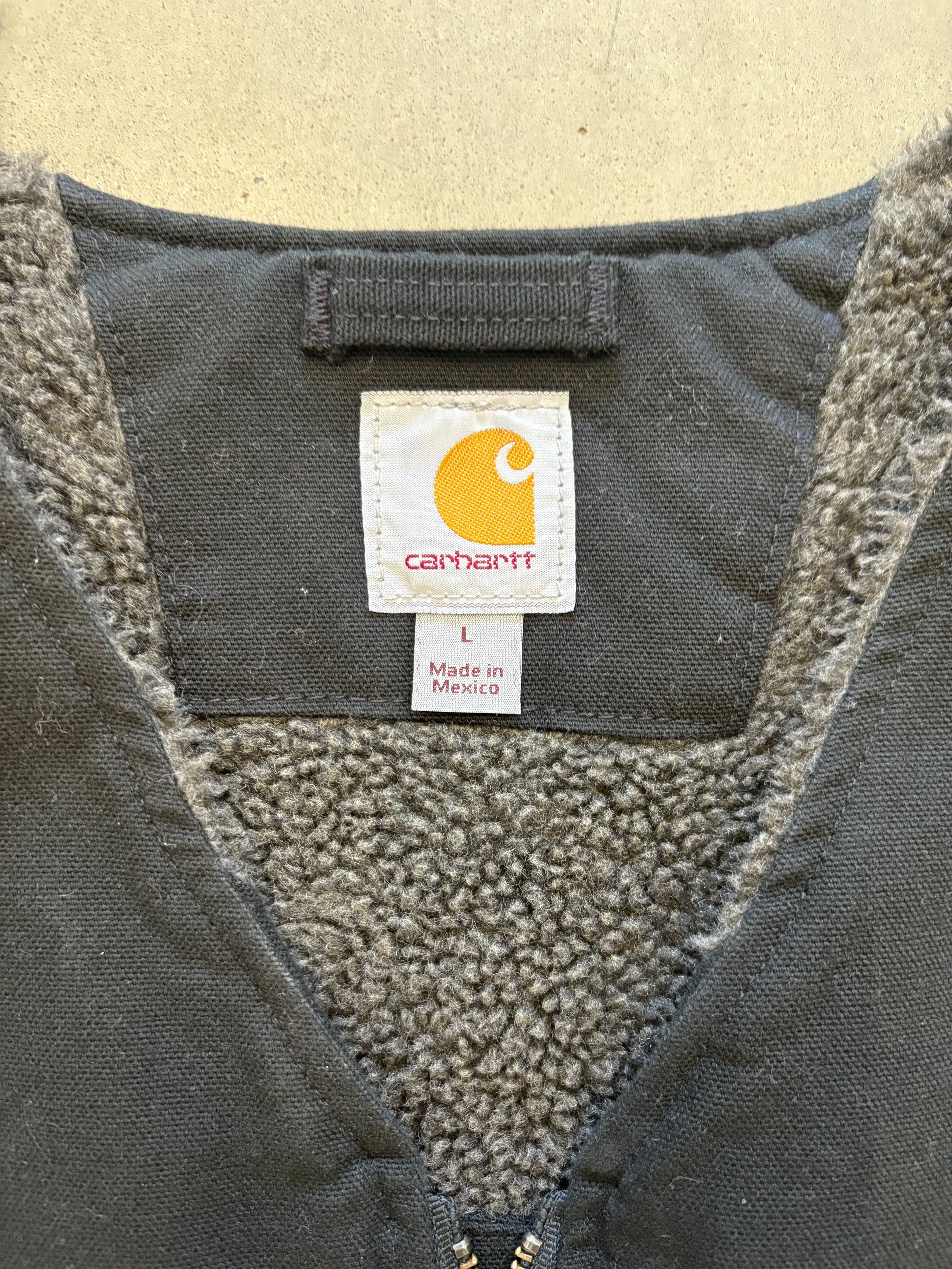 VINTAGE BLACK CARHARTT VEST-L