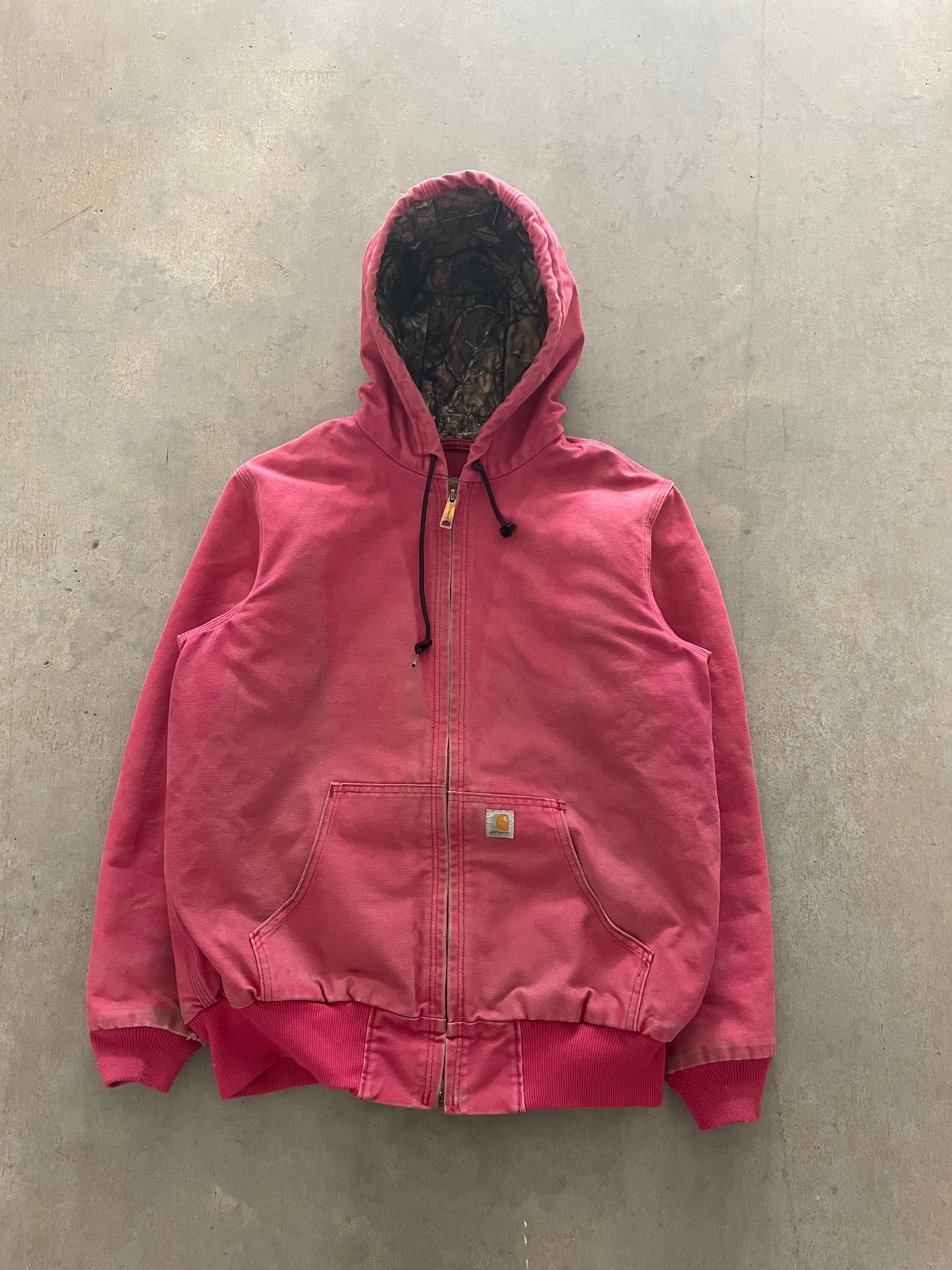 VINTAGE PINK CARHARTT JACKET-WMNS M