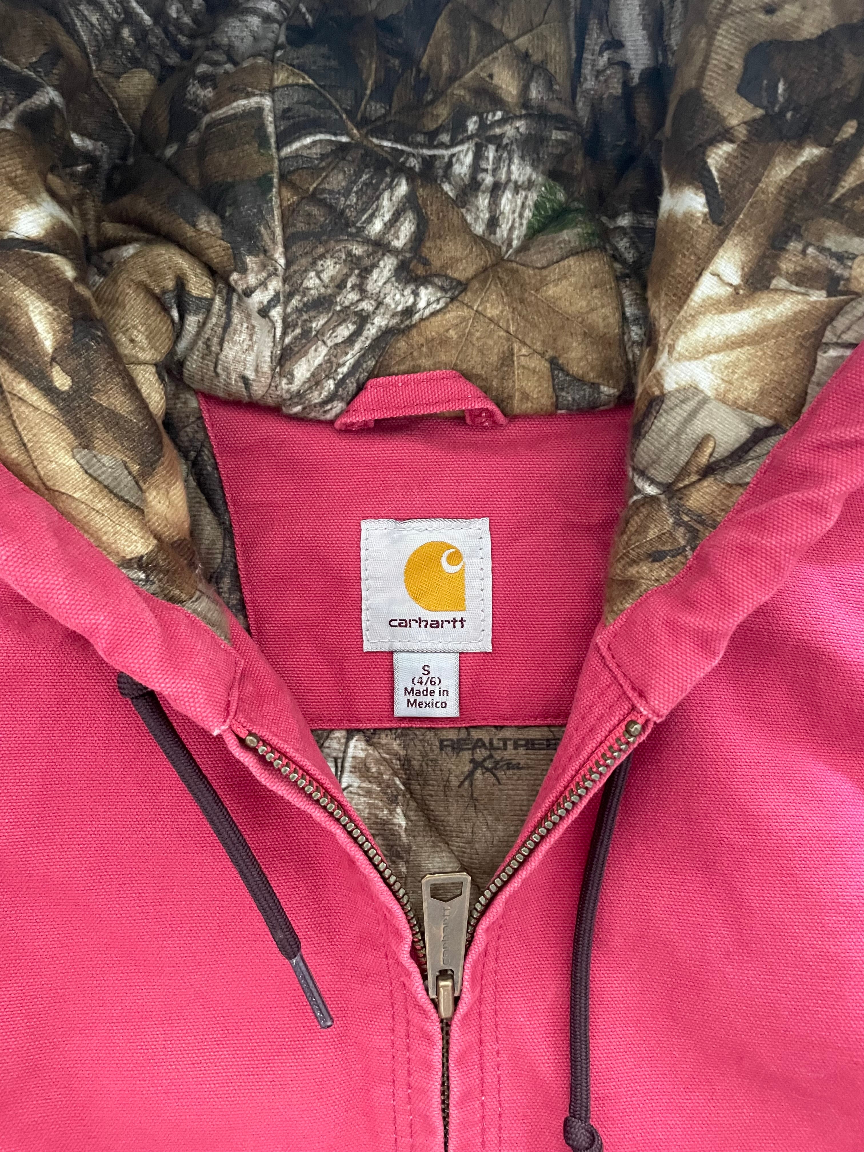 VINTAGE PINK CARHARTT JACKET-WMNS S