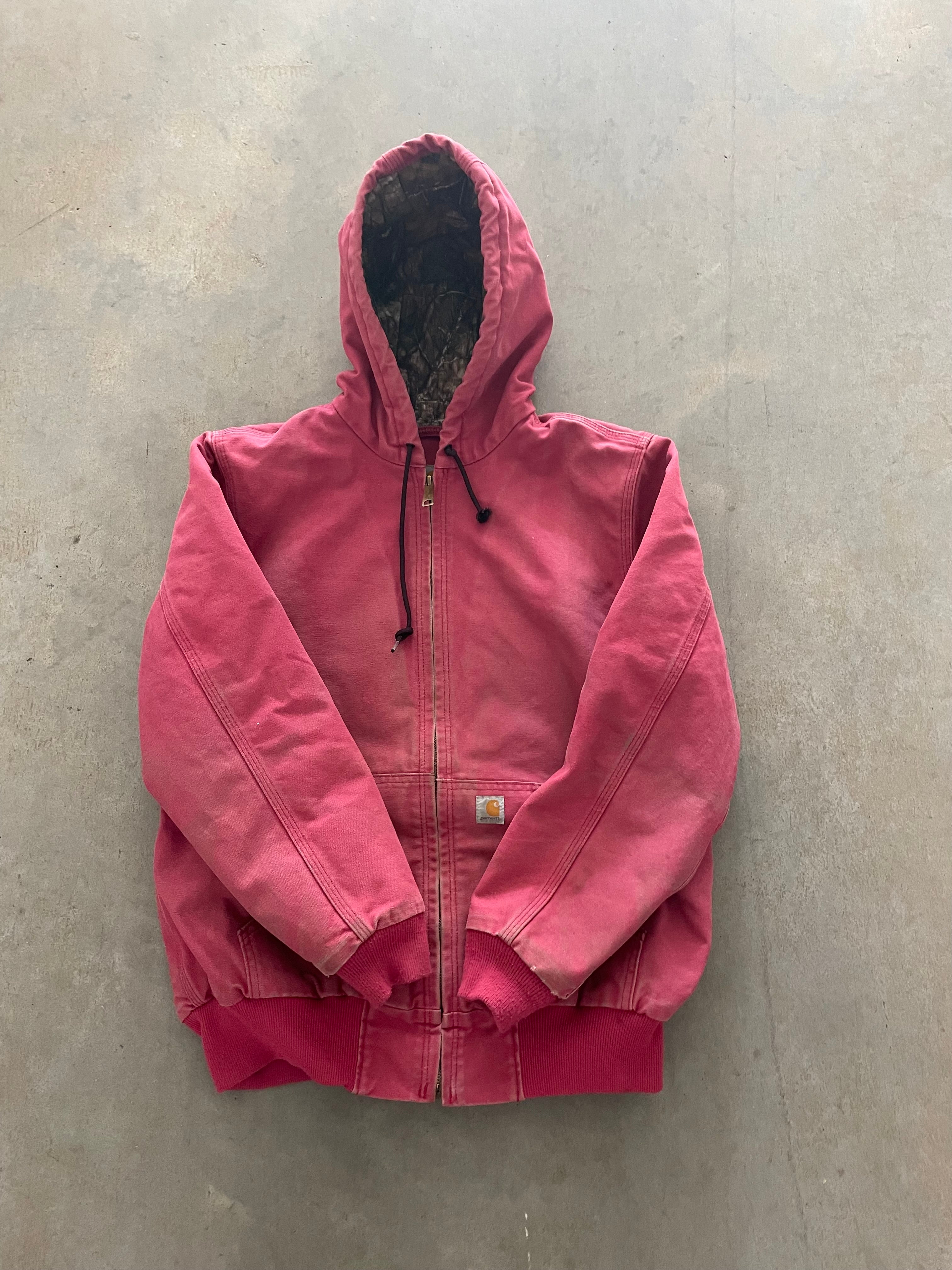 VINTAGE PINK CARHARTT JACKET-WMNS M