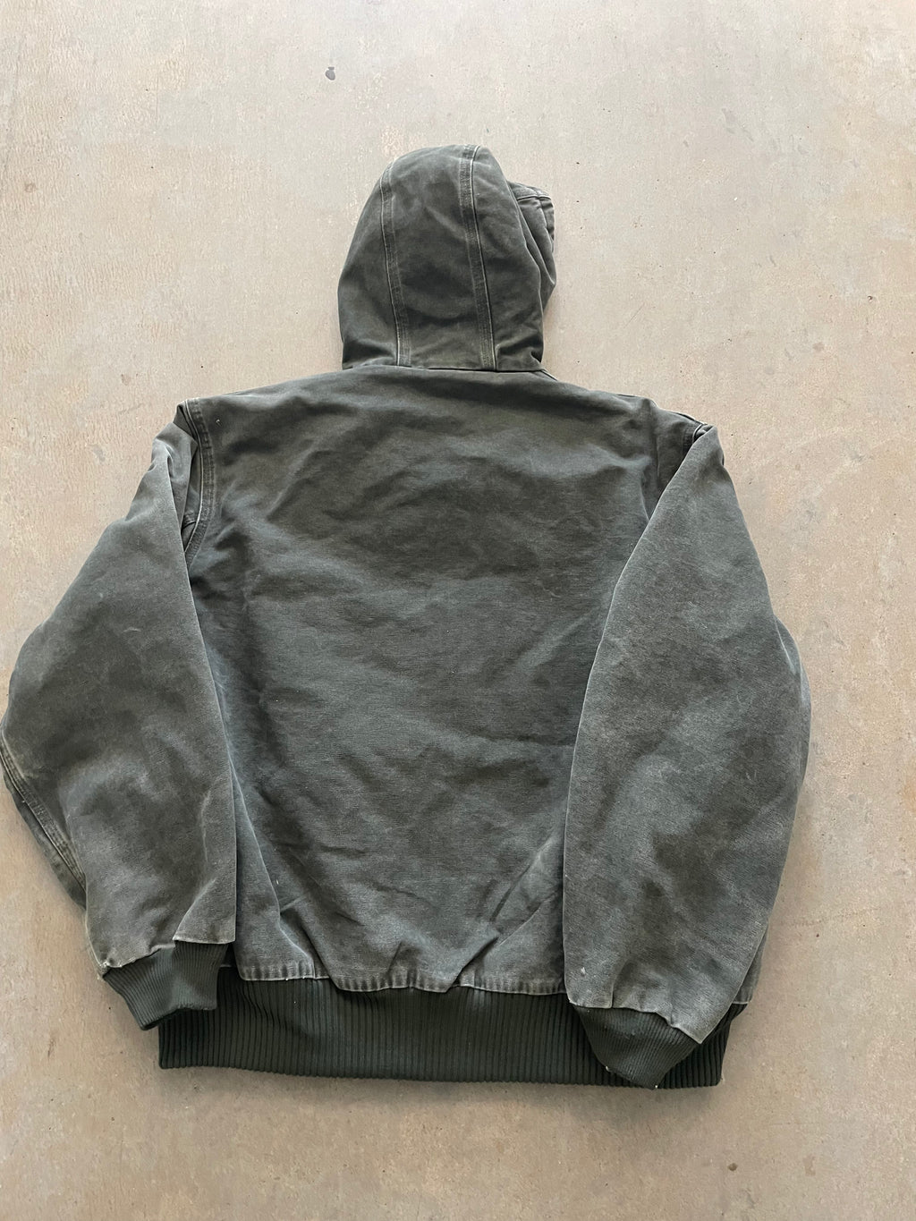 VINTAGE GREEN CARHARTT JACKET-L