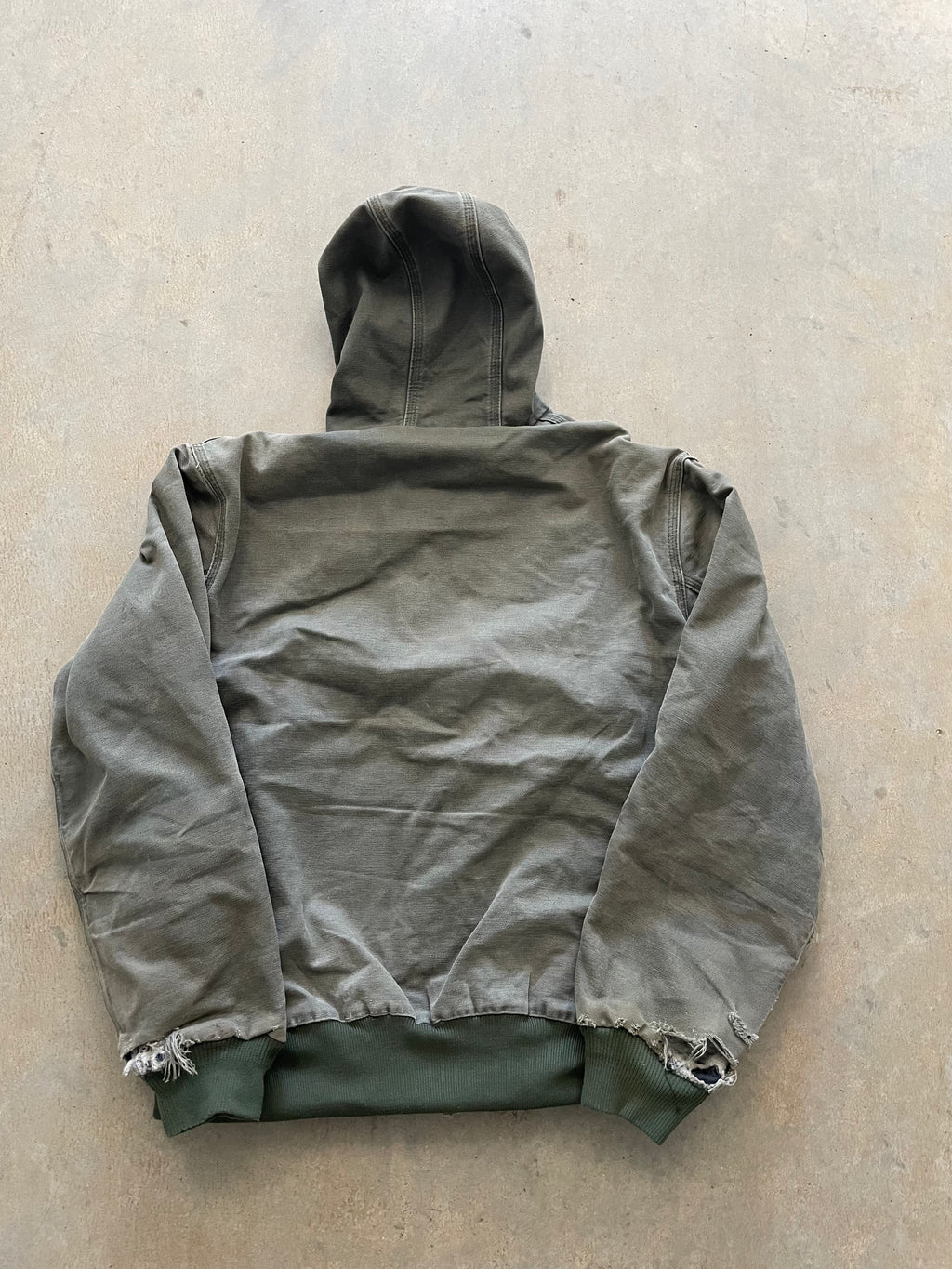 VINTAGE GREEN CARHARTT JACKET-L