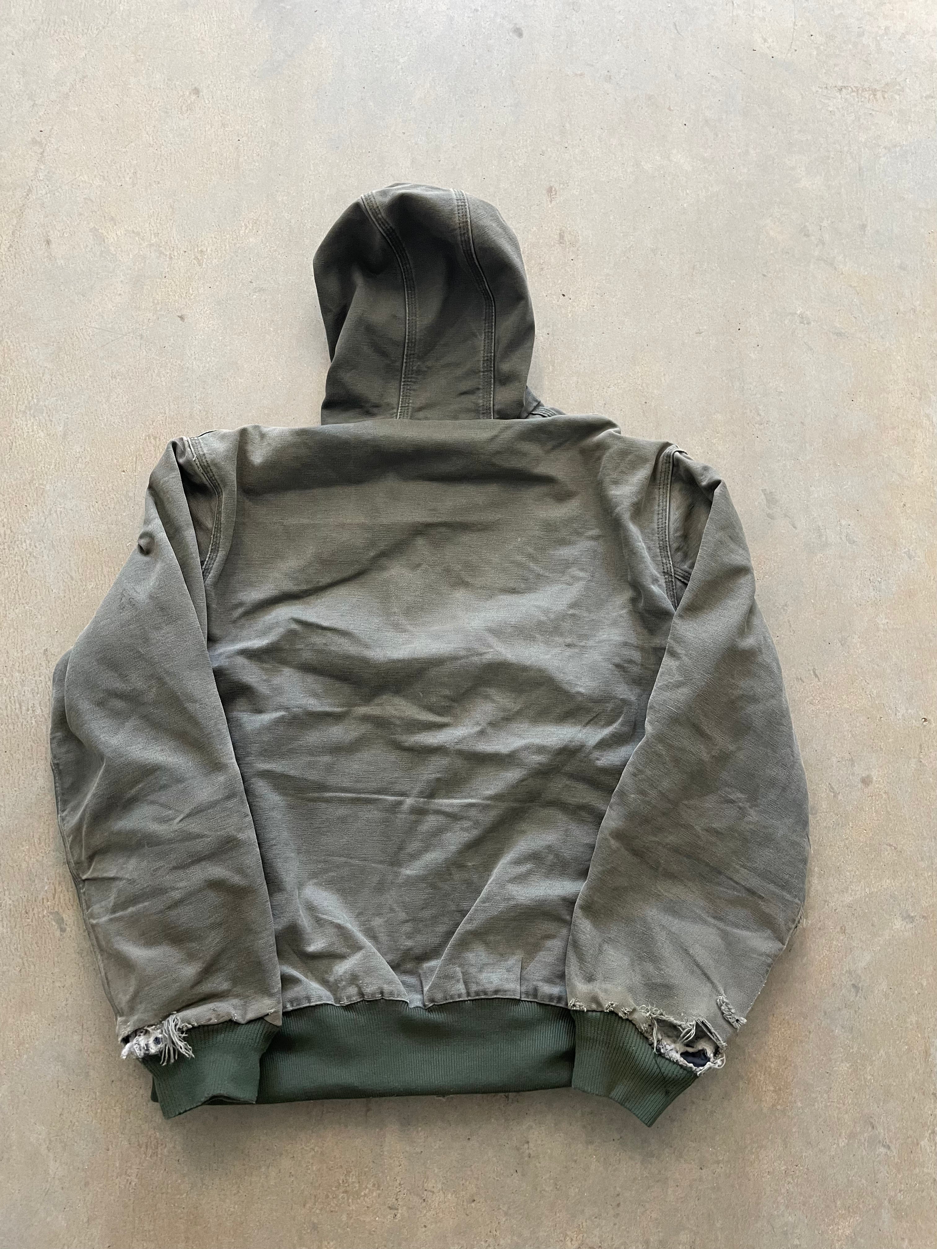 VINTAGE GREEN CARHARTT JACKET-L