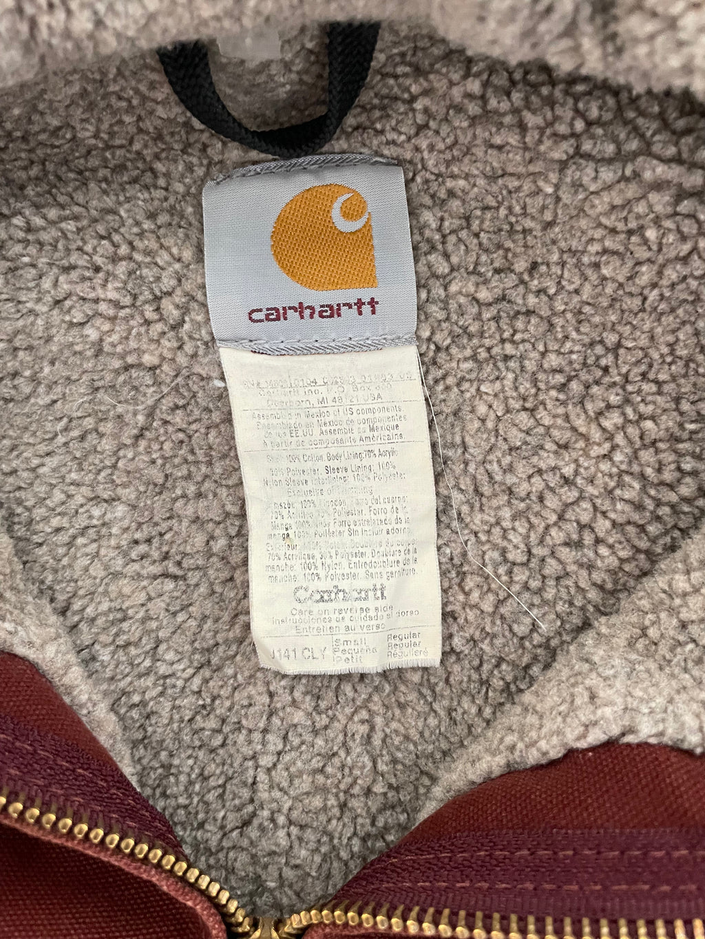 VINTAGE CLAY CARHARTT JACKET-S